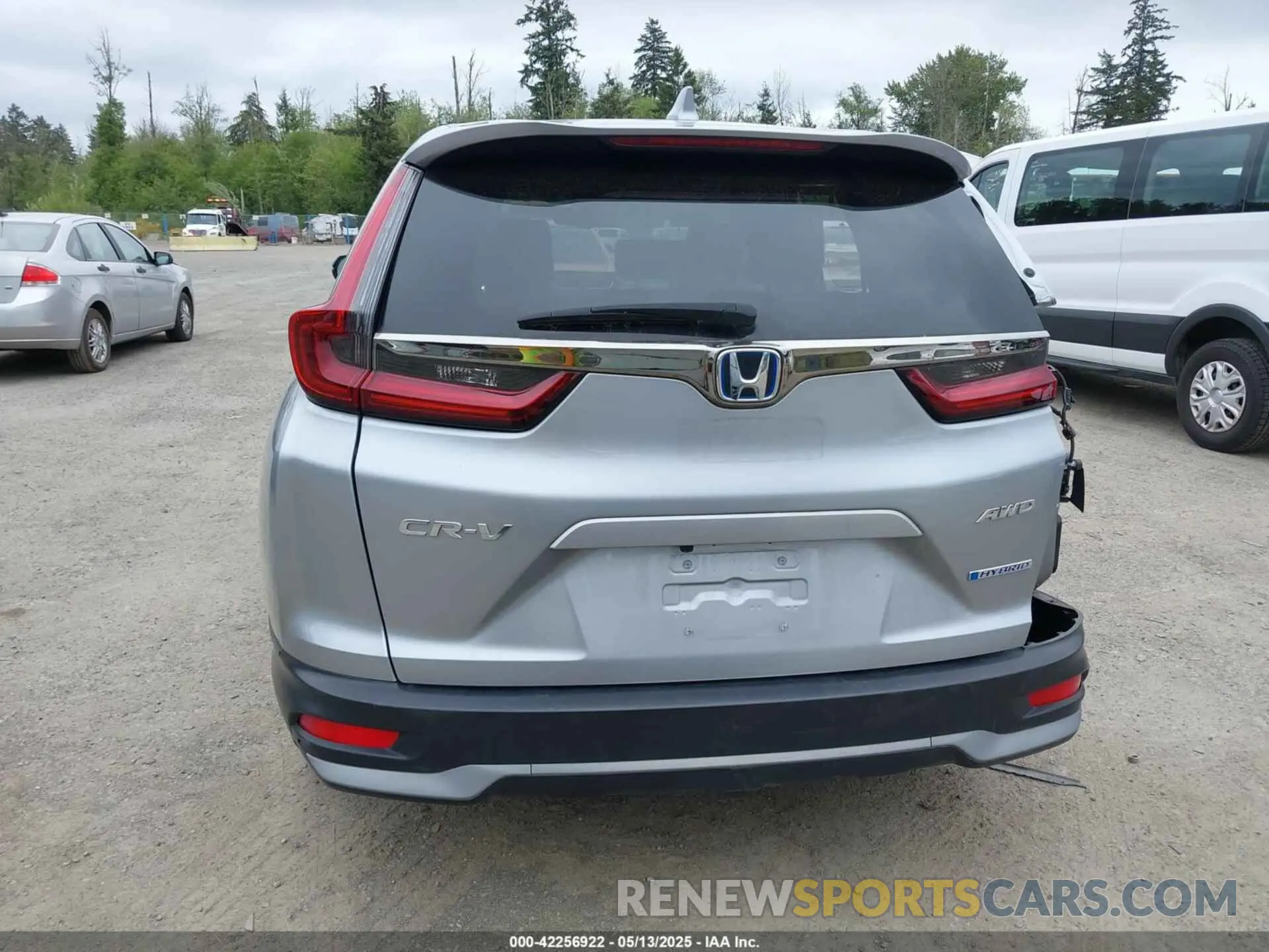 17 fotografías del automóvil dañado 5J6RT6H83NL054887 HONDA CR-V HYBRID 2022