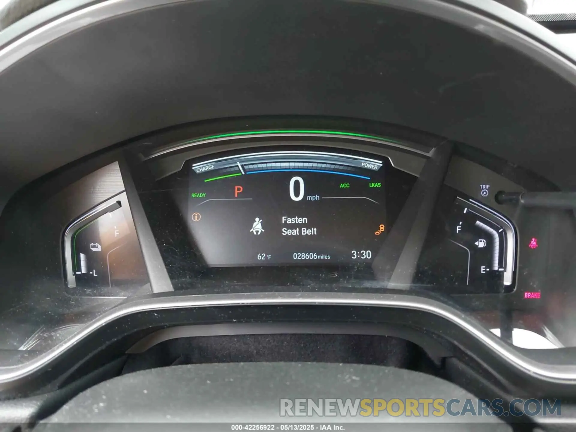 7 fotografías del automóvil dañado 5J6RT6H83NL054887 HONDA CR-V HYBRID 2022