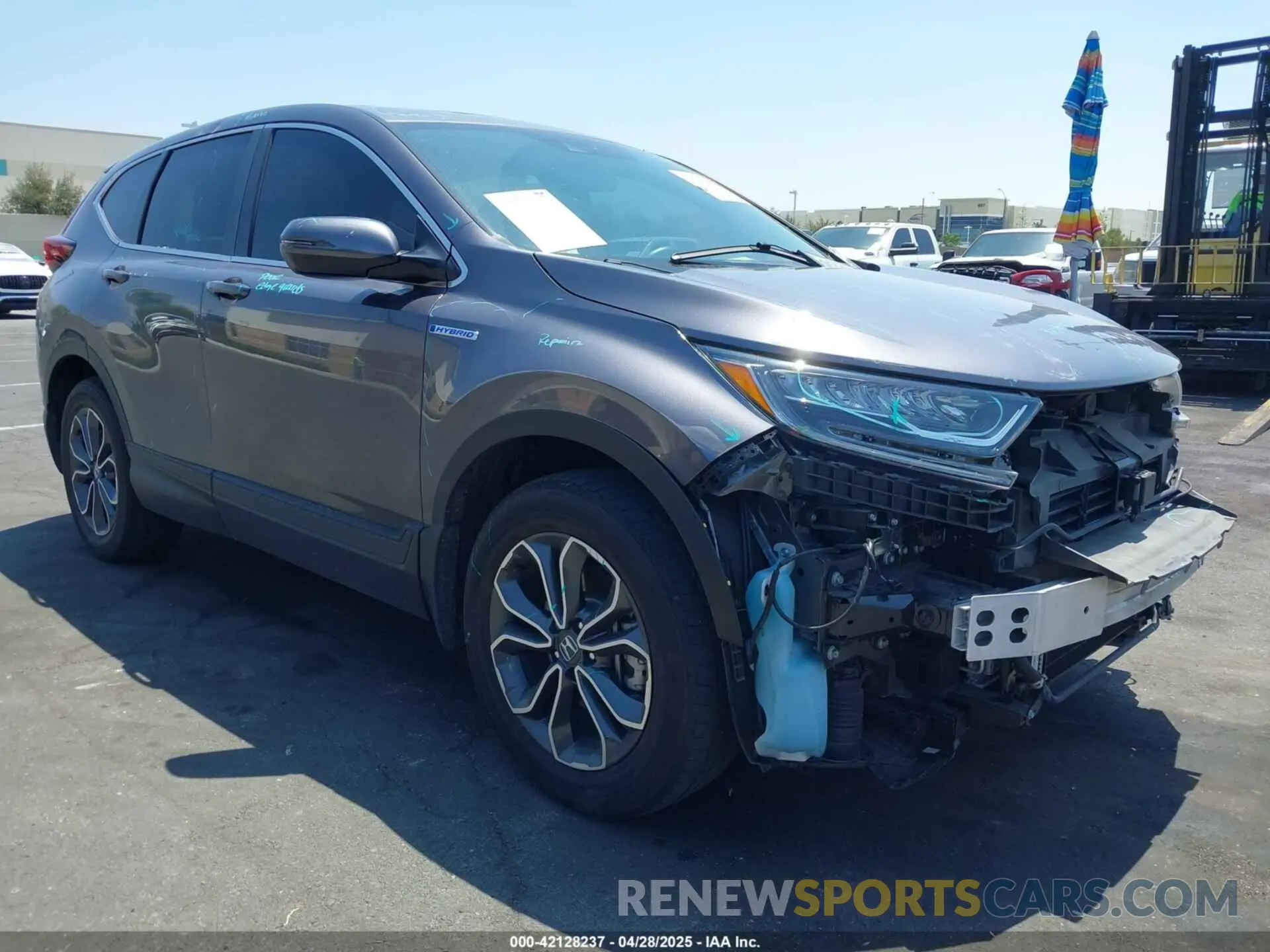 1 fotografías del automóvil dañado 5J6RT6H89NL042923 HONDA CR-V HYBRID 2022