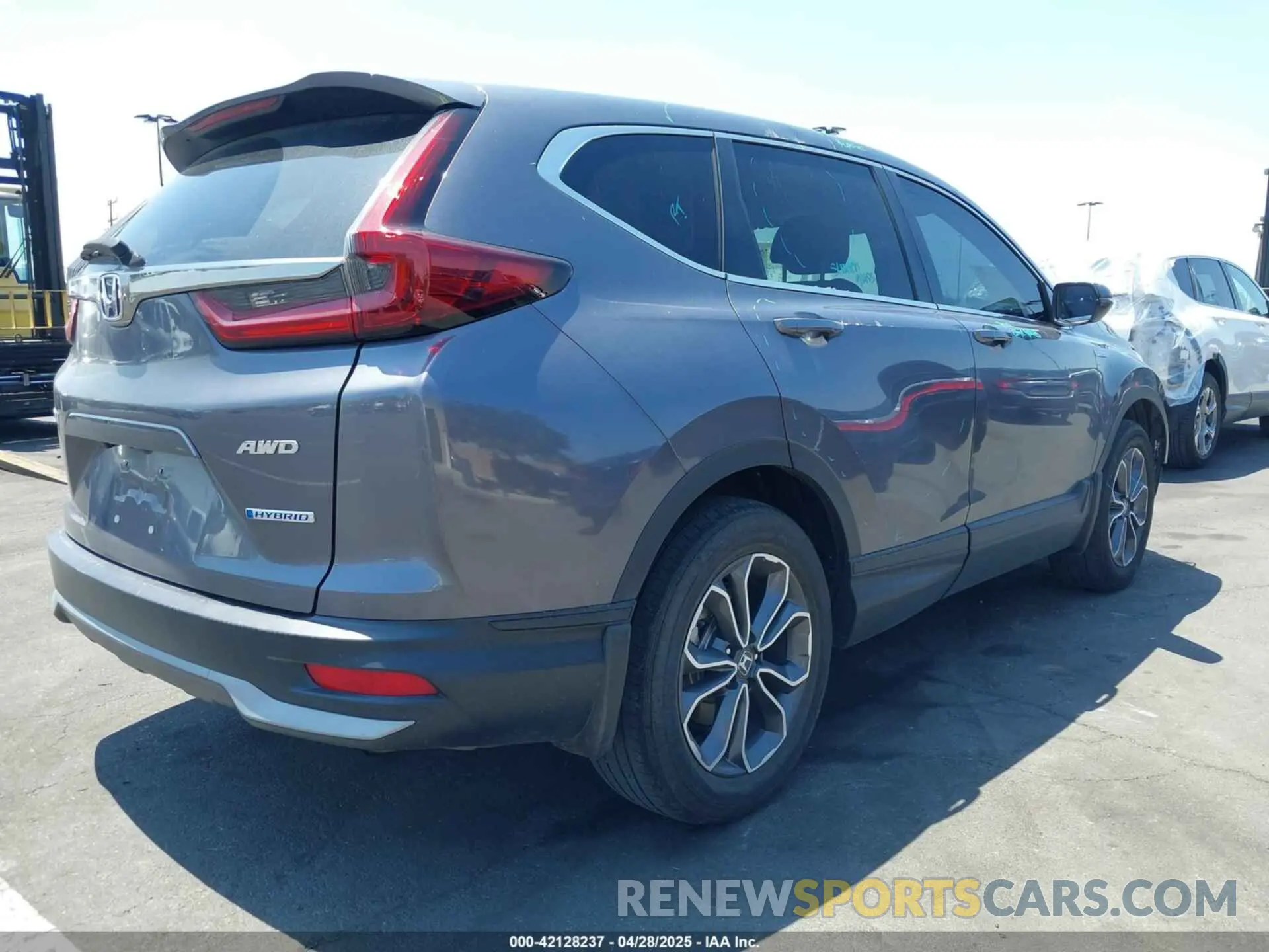 4 fotografías del automóvil dañado 5J6RT6H89NL042923 HONDA CR-V HYBRID 2022