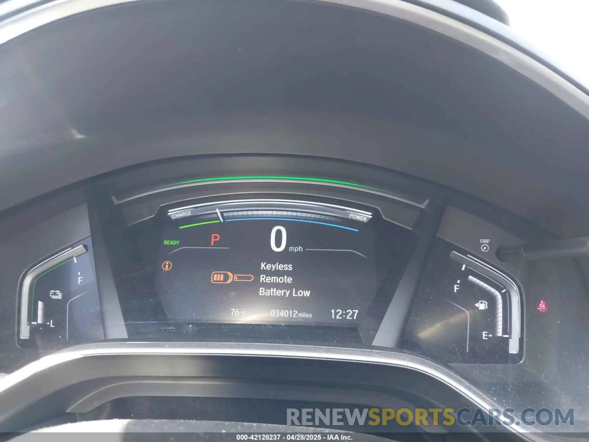 7 fotografías del automóvil dañado 5J6RT6H89NL042923 HONDA CR-V HYBRID 2022