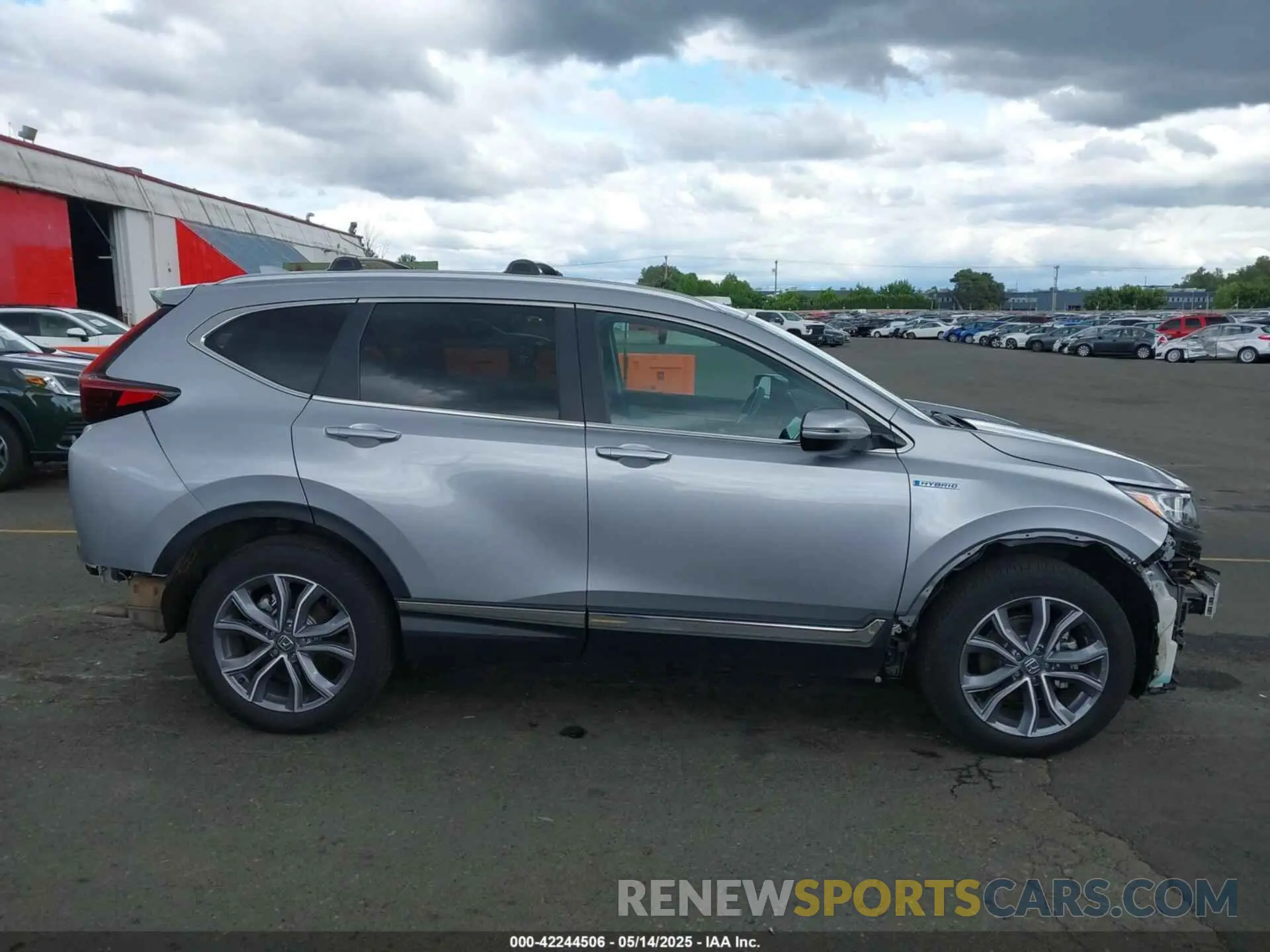 14 fotografías del automóvil dañado 5J6RT6H92NL000926 HONDA CR-V HYBRID 2022