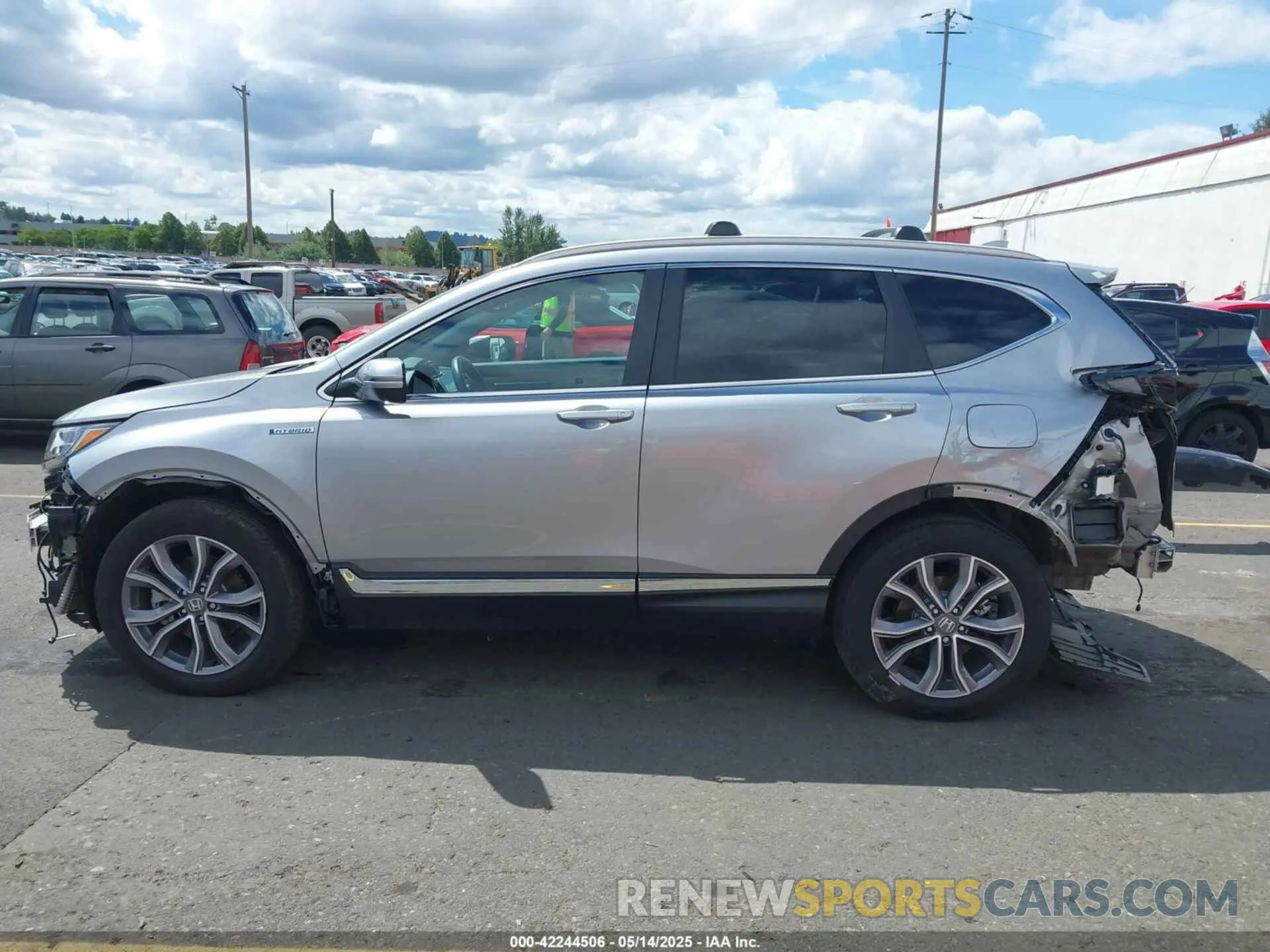 15 fotografías del automóvil dañado 5J6RT6H92NL000926 HONDA CR-V HYBRID 2022