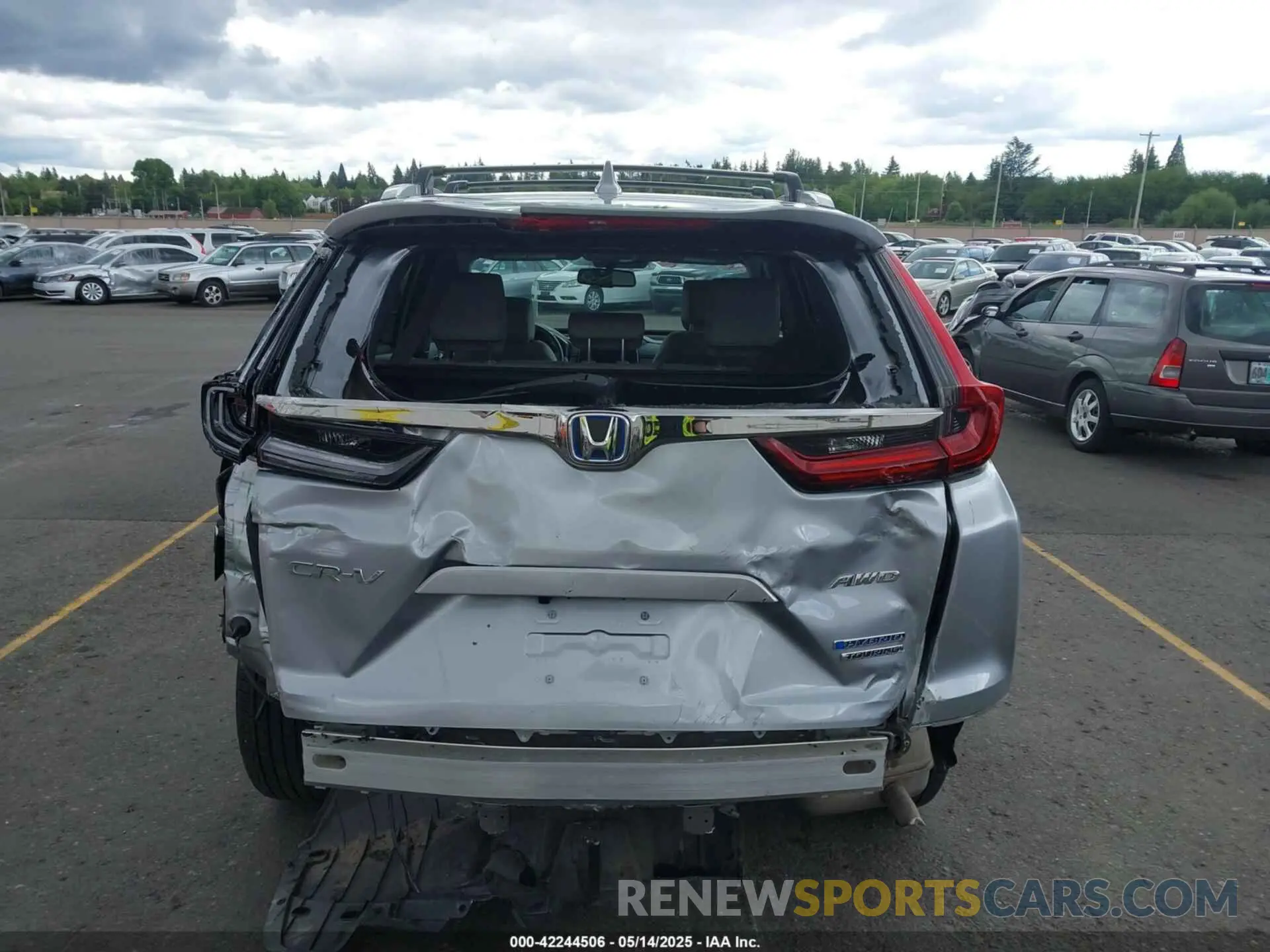 17 fotografías del automóvil dañado 5J6RT6H92NL000926 HONDA CR-V HYBRID 2022