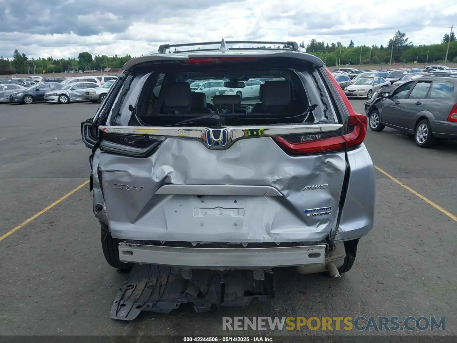 18 fotografías del automóvil dañado 5J6RT6H92NL000926 HONDA CR-V HYBRID 2022