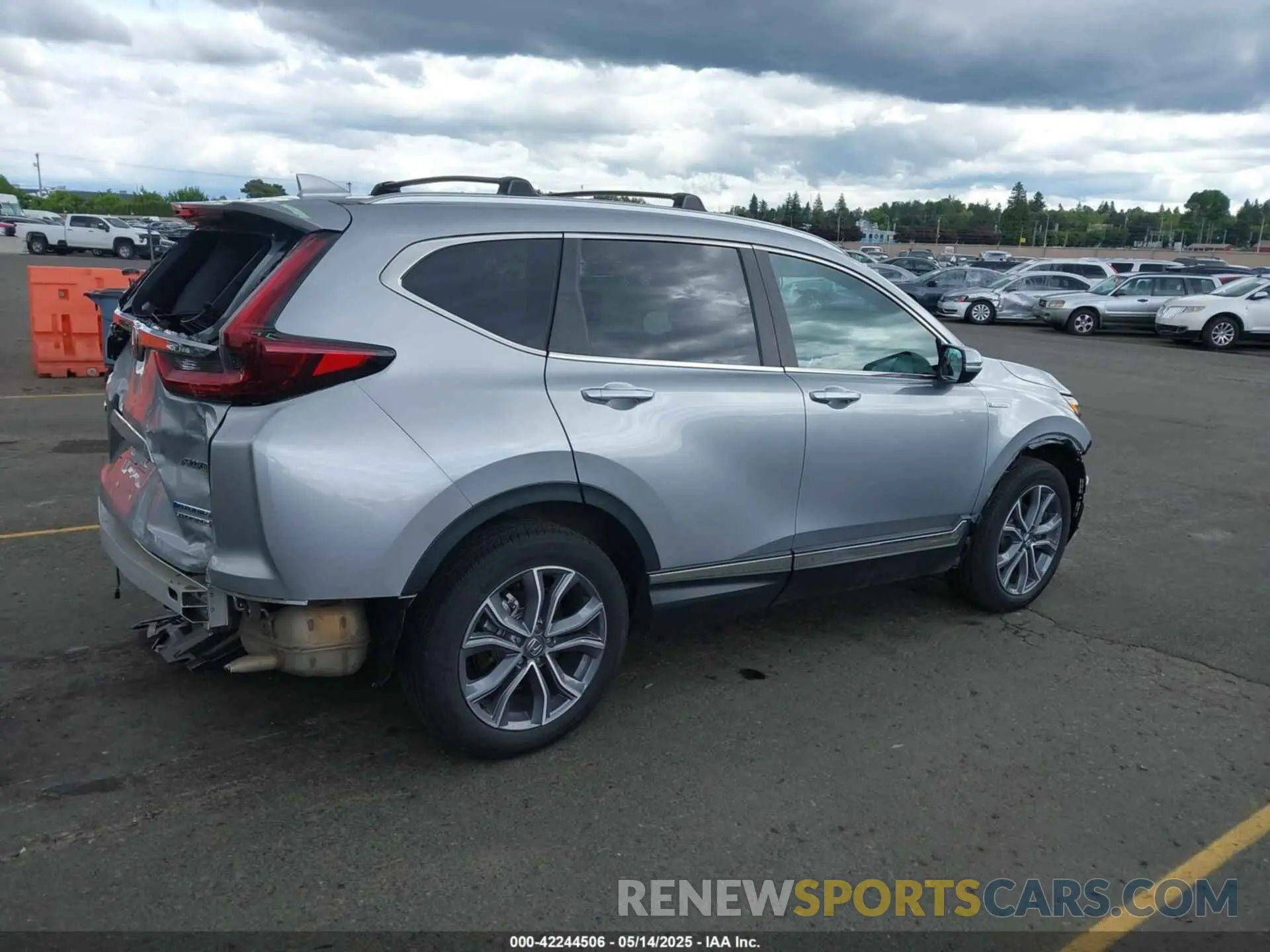 4 fotografías del automóvil dañado 5J6RT6H92NL000926 HONDA CR-V HYBRID 2022