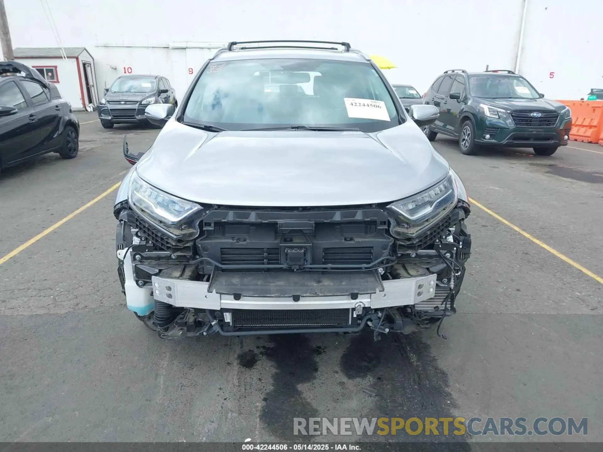 6 fotografías del automóvil dañado 5J6RT6H92NL000926 HONDA CR-V HYBRID 2022