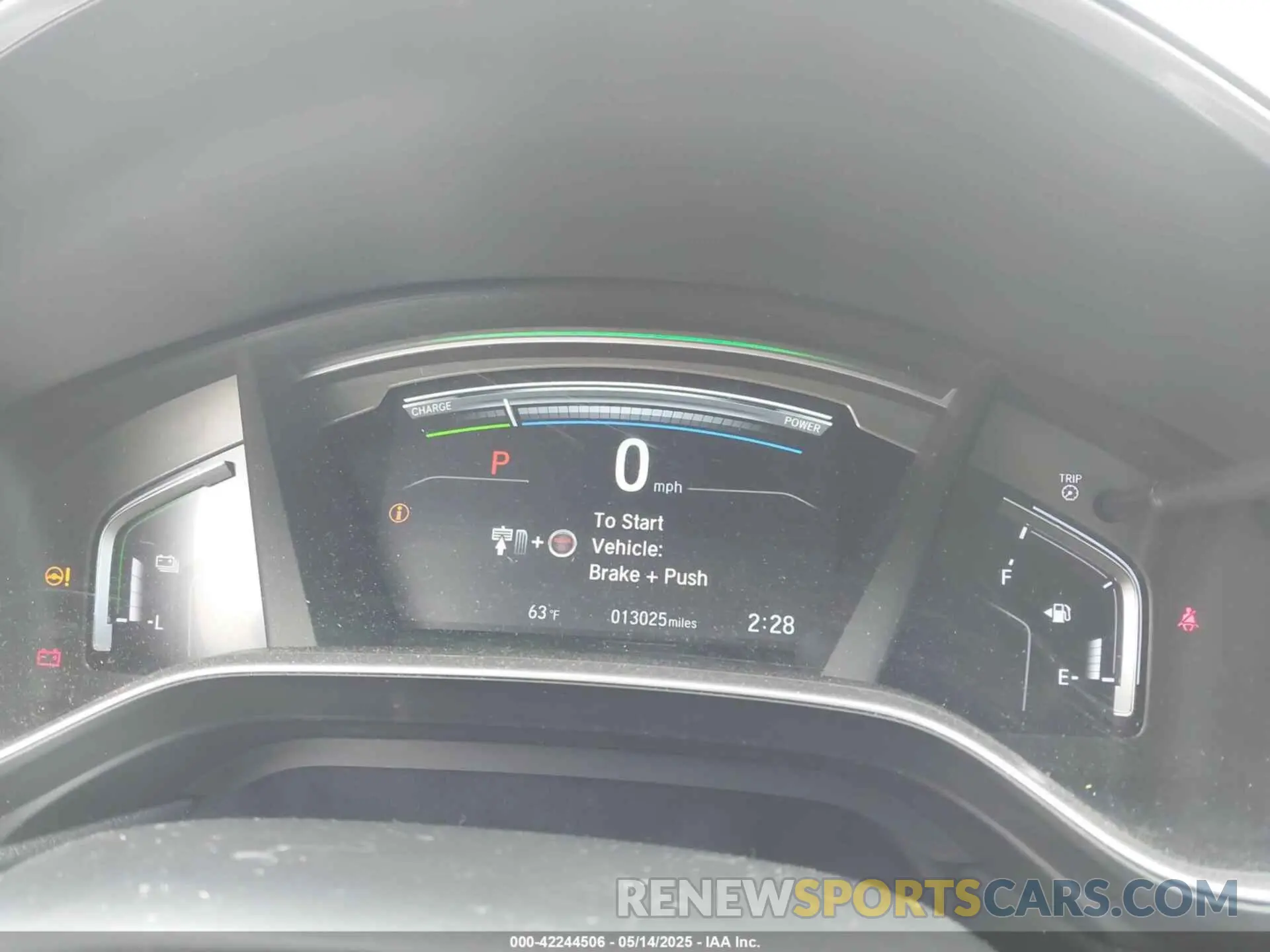 7 fotografías del automóvil dañado 5J6RT6H92NL000926 HONDA CR-V HYBRID 2022