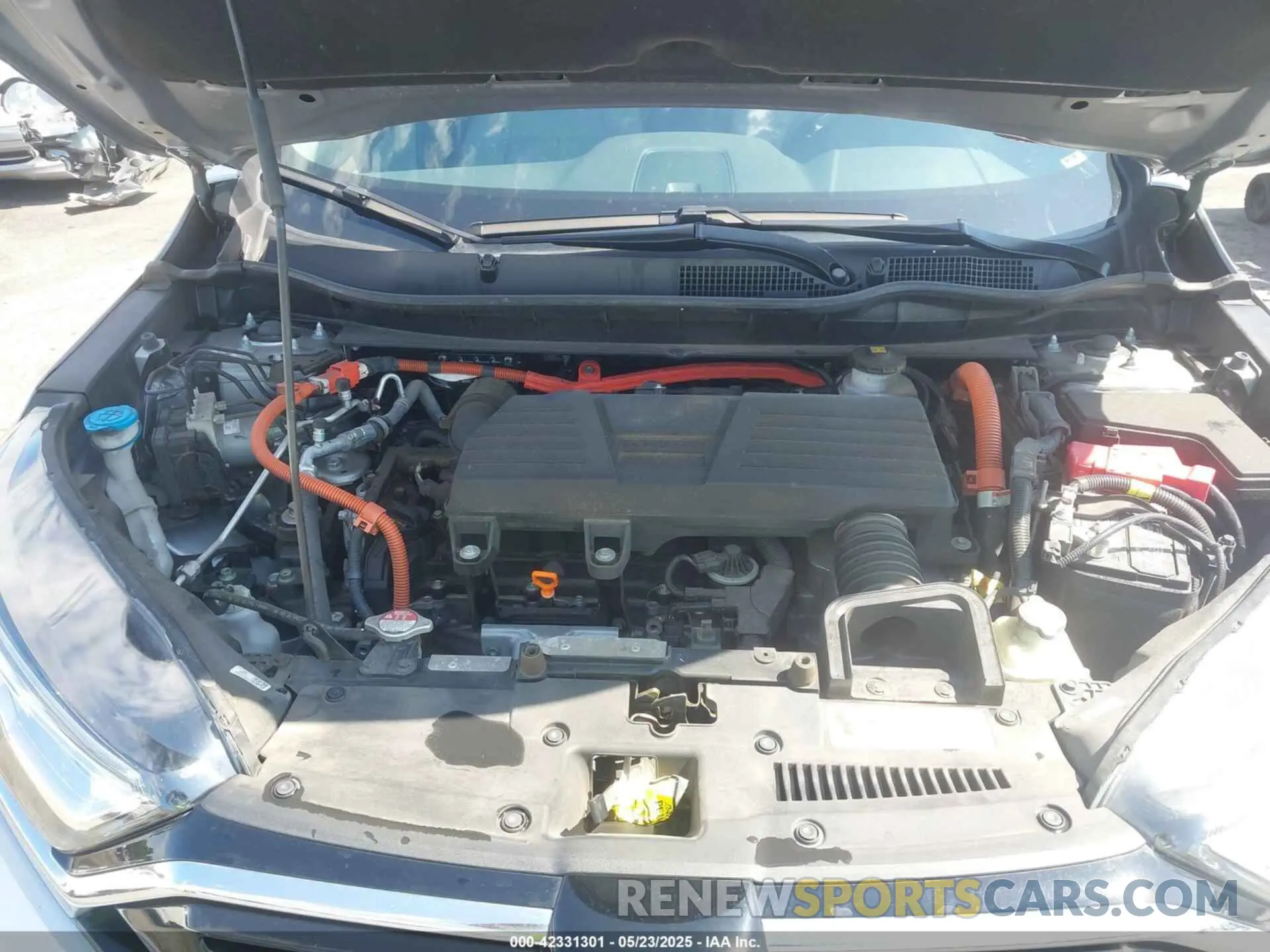 10 fotografías del automóvil dañado 5J6RT6H92NL004619 HONDA CR-V HYBRID 2022