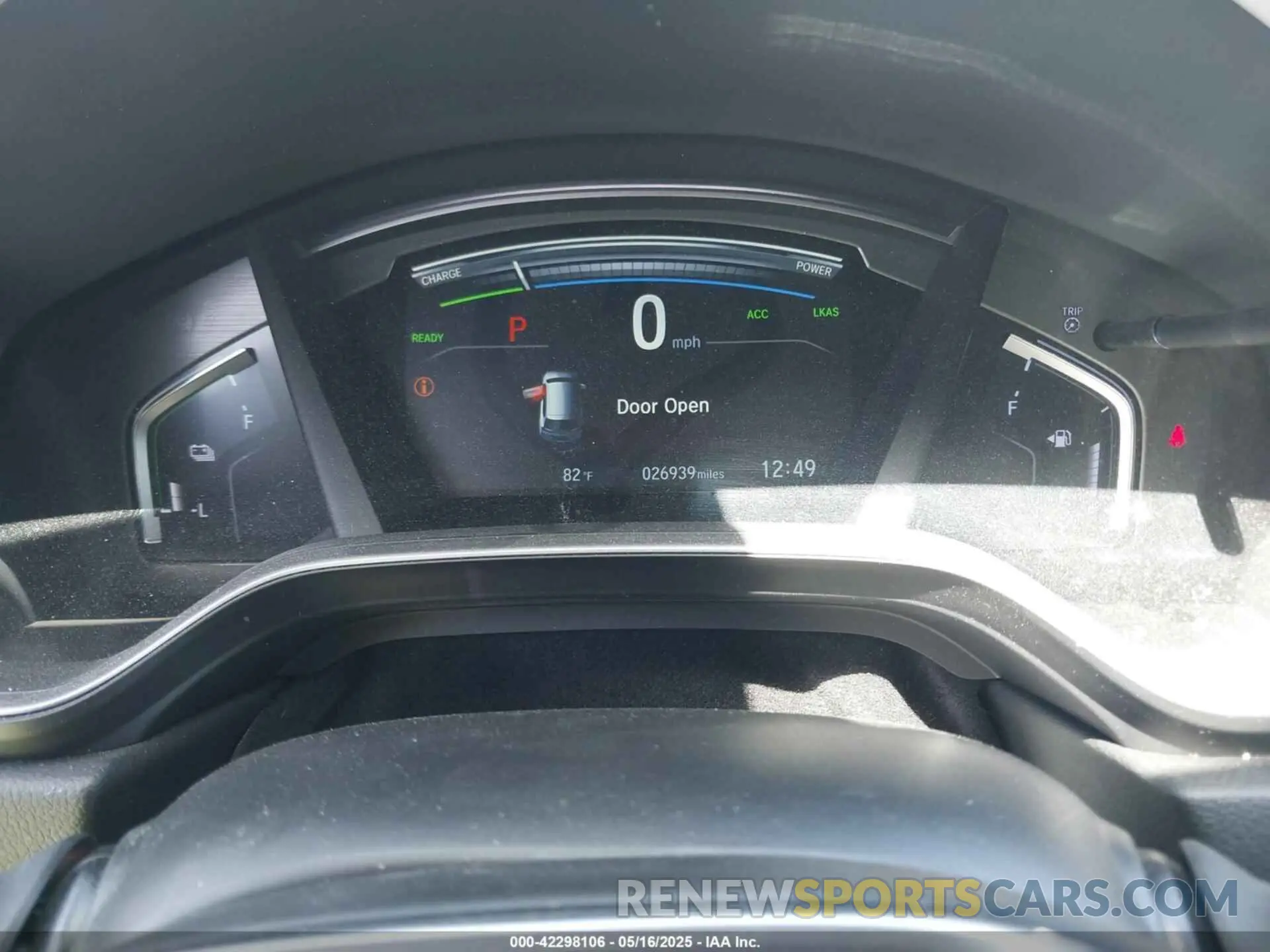7 fotografías del automóvil dañado 5J6RT6H92NL025034 HONDA CR-V HYBRID 2022