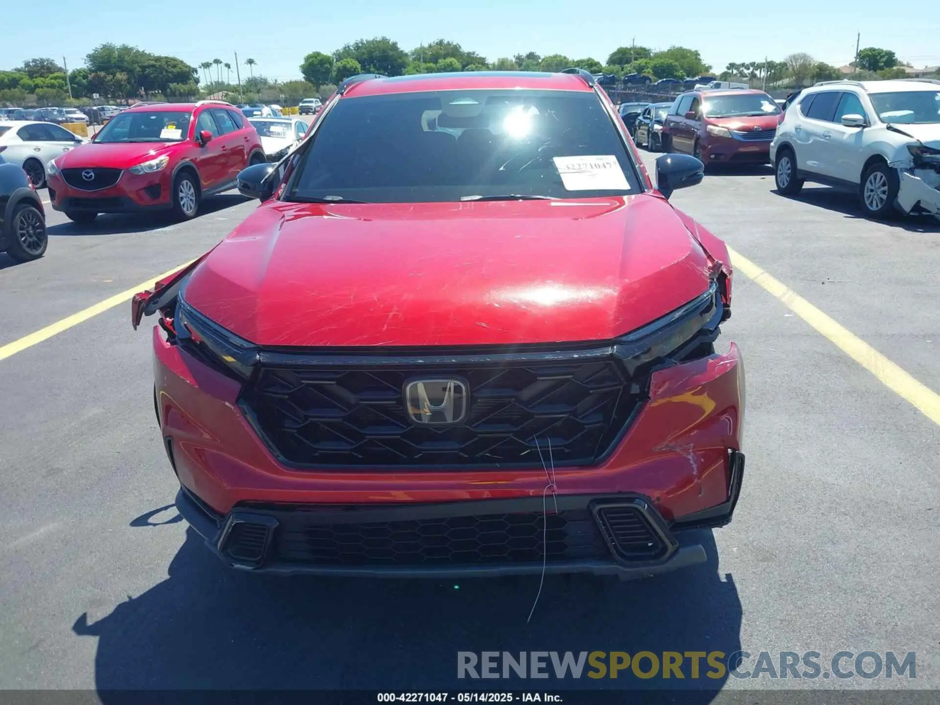 12 fotografías del automóvil dañado 2HKRS5H50PH710480 HONDA CR-V HYBRID 2023