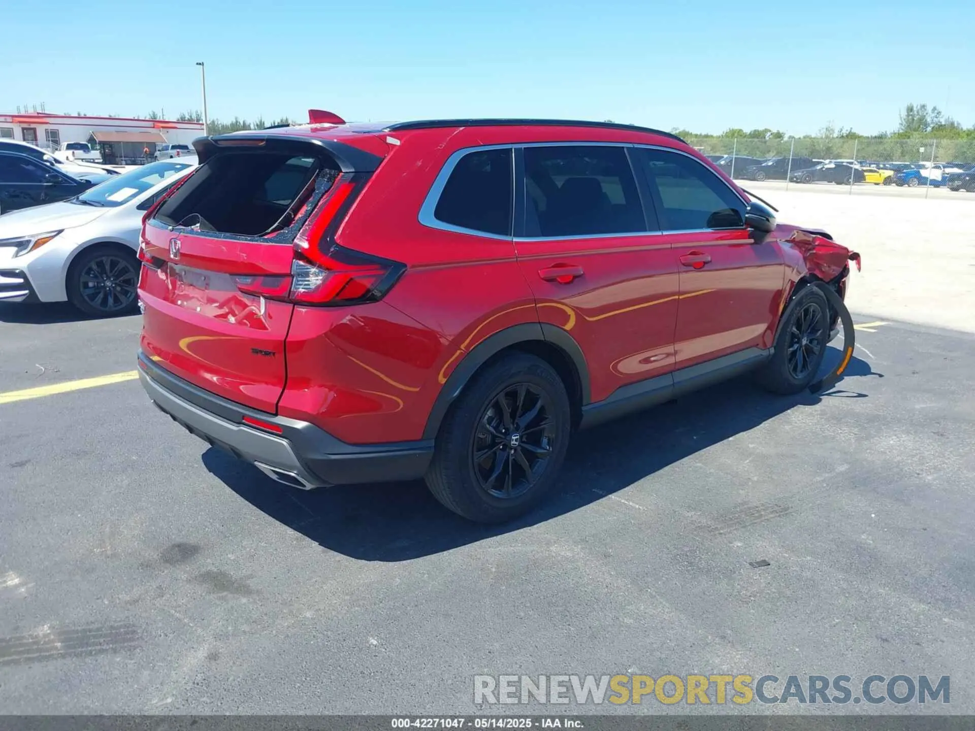 4 fotografías del automóvil dañado 2HKRS5H50PH710480 HONDA CR-V HYBRID 2023