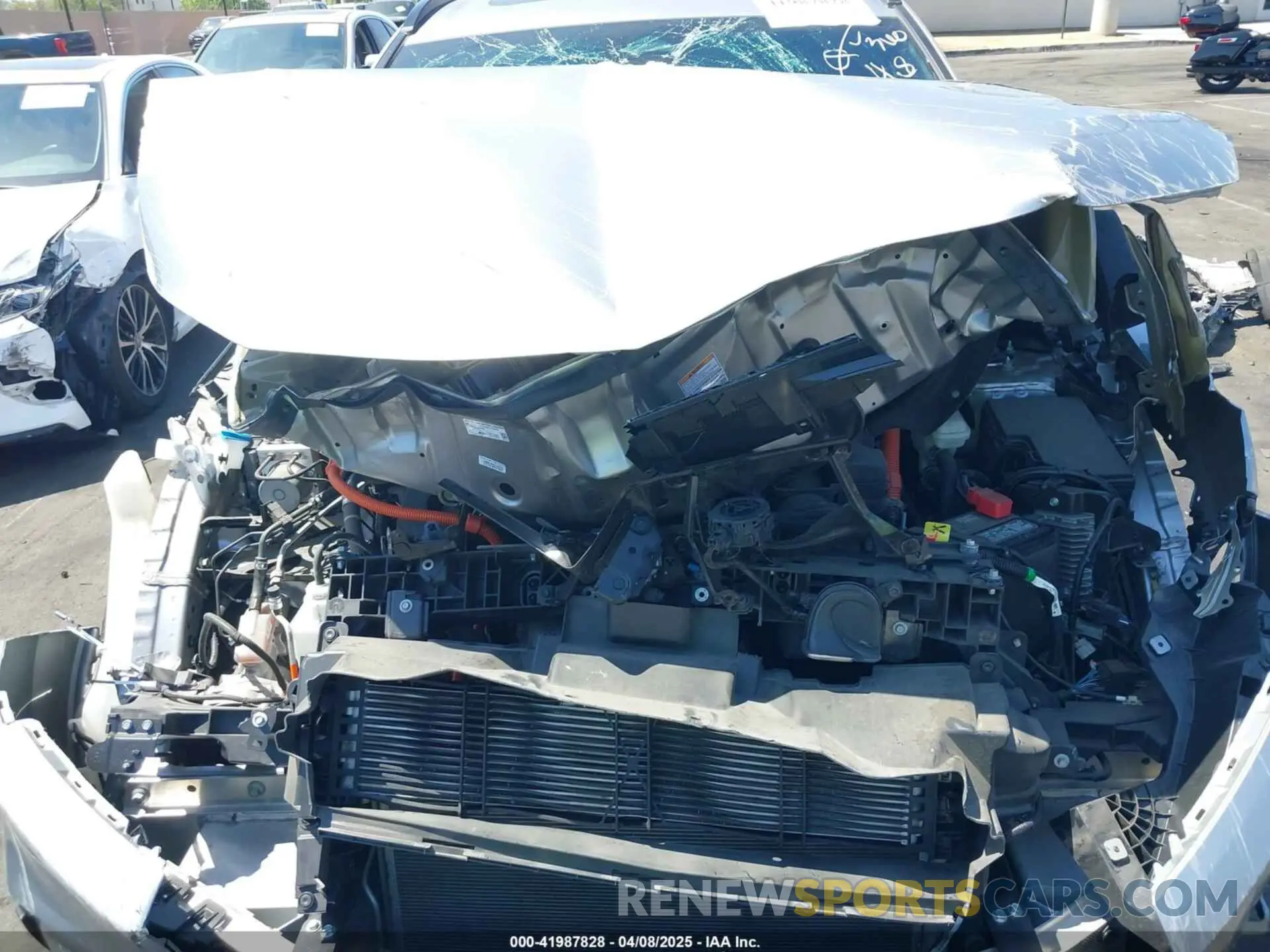 10 fotografías del automóvil dañado 2HKRS5H54PH712362 HONDA CR-V HYBRID 2023
