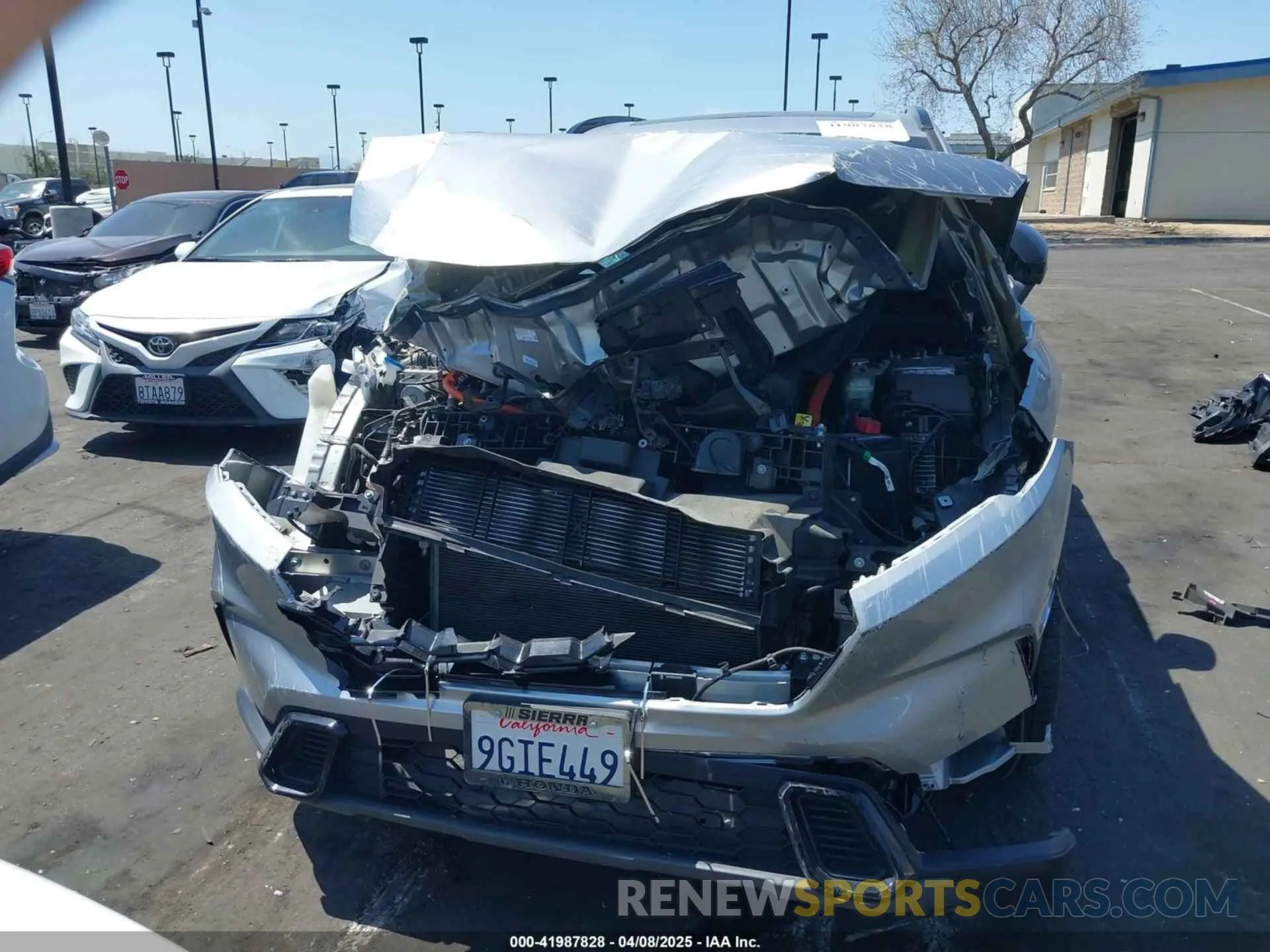 13 fotografías del automóvil dañado 2HKRS5H54PH712362 HONDA CR-V HYBRID 2023