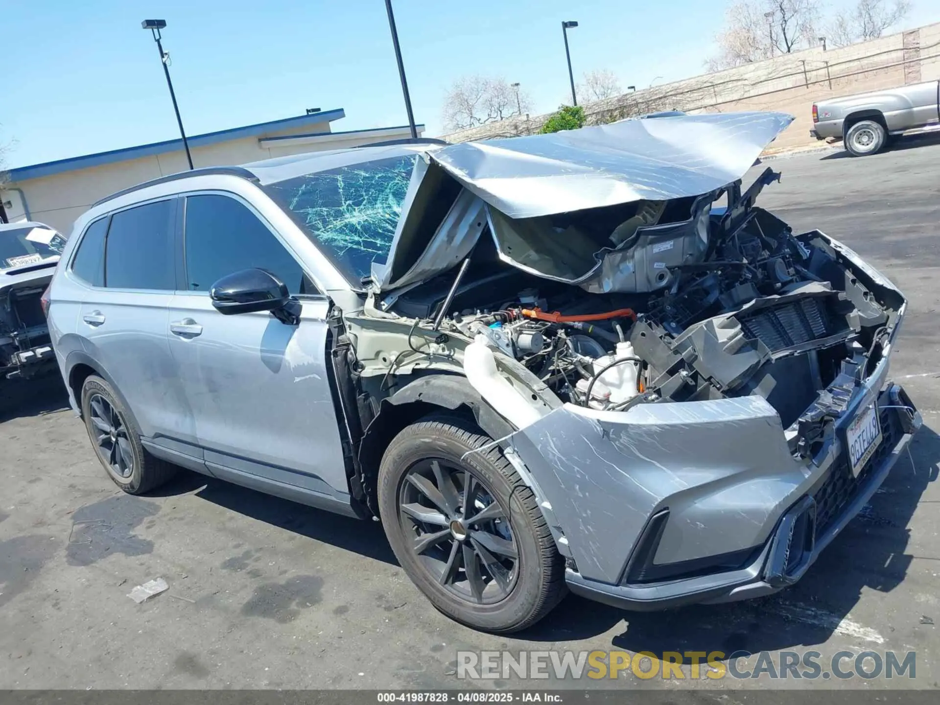 14 fotografías del automóvil dañado 2HKRS5H54PH712362 HONDA CR-V HYBRID 2023