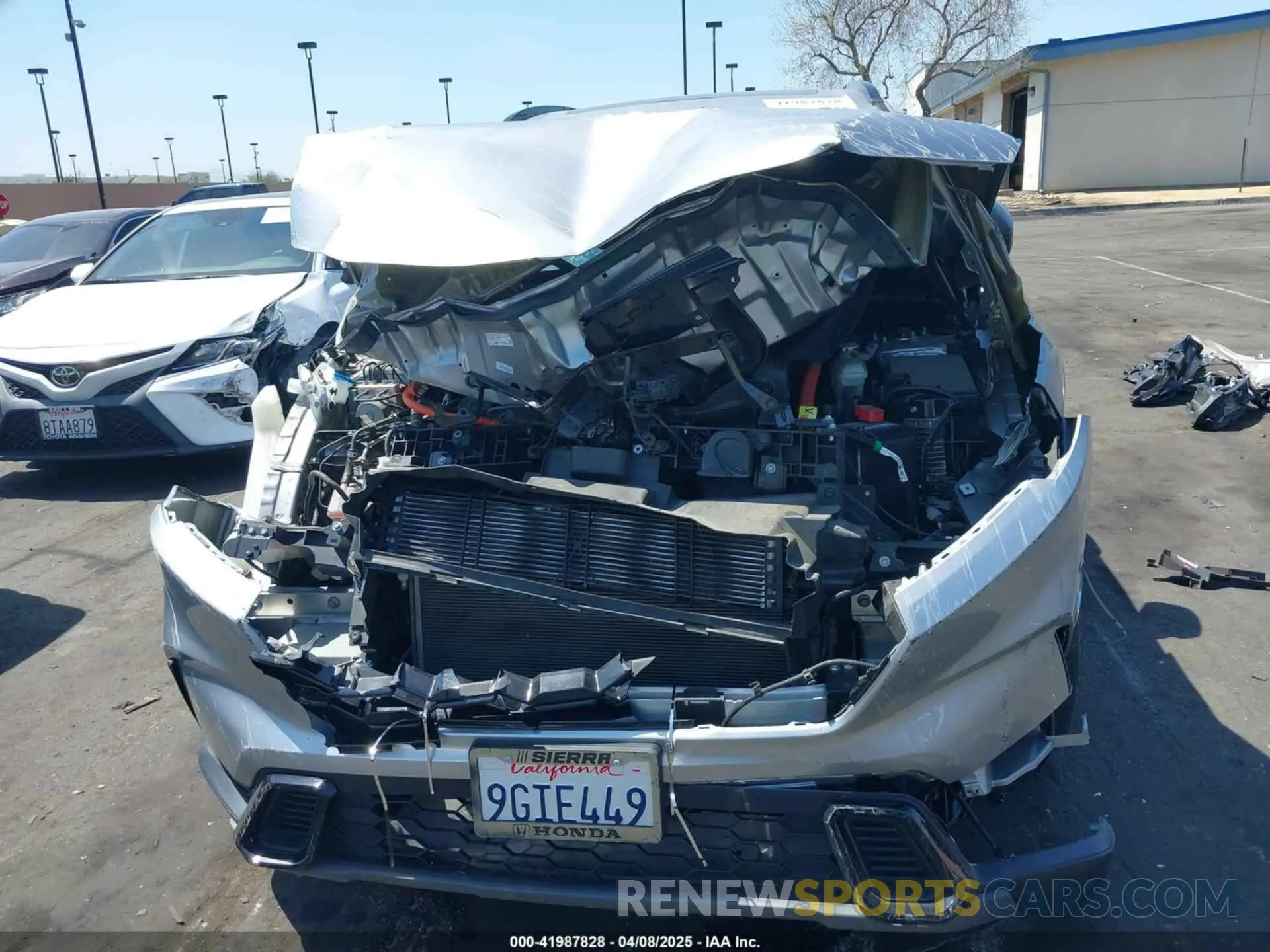 6 fotografías del automóvil dañado 2HKRS5H54PH712362 HONDA CR-V HYBRID 2023