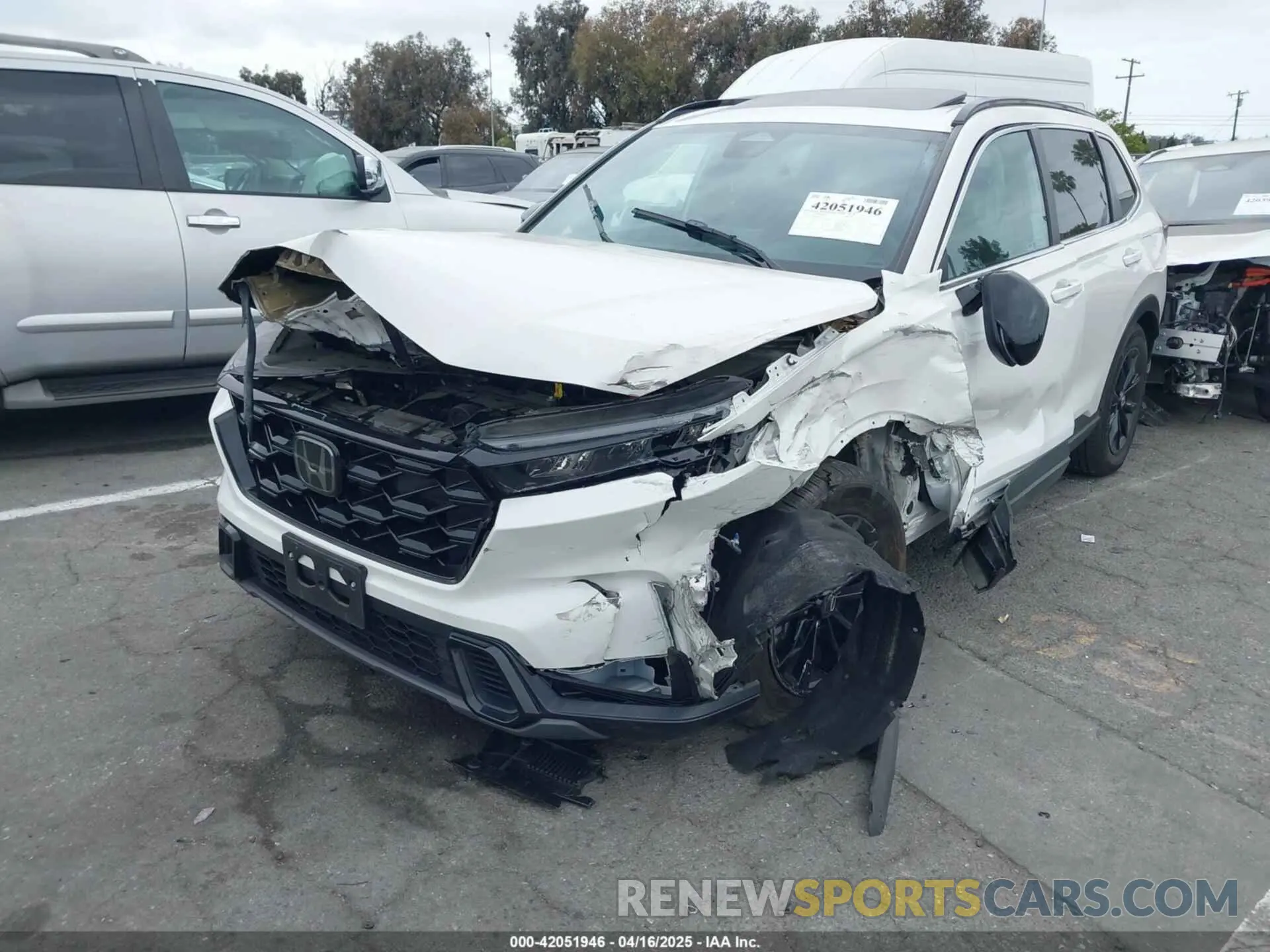 6 fotografías del automóvil dañado 2HKRS5H58PH711229 HONDA CR-V HYBRID 2023