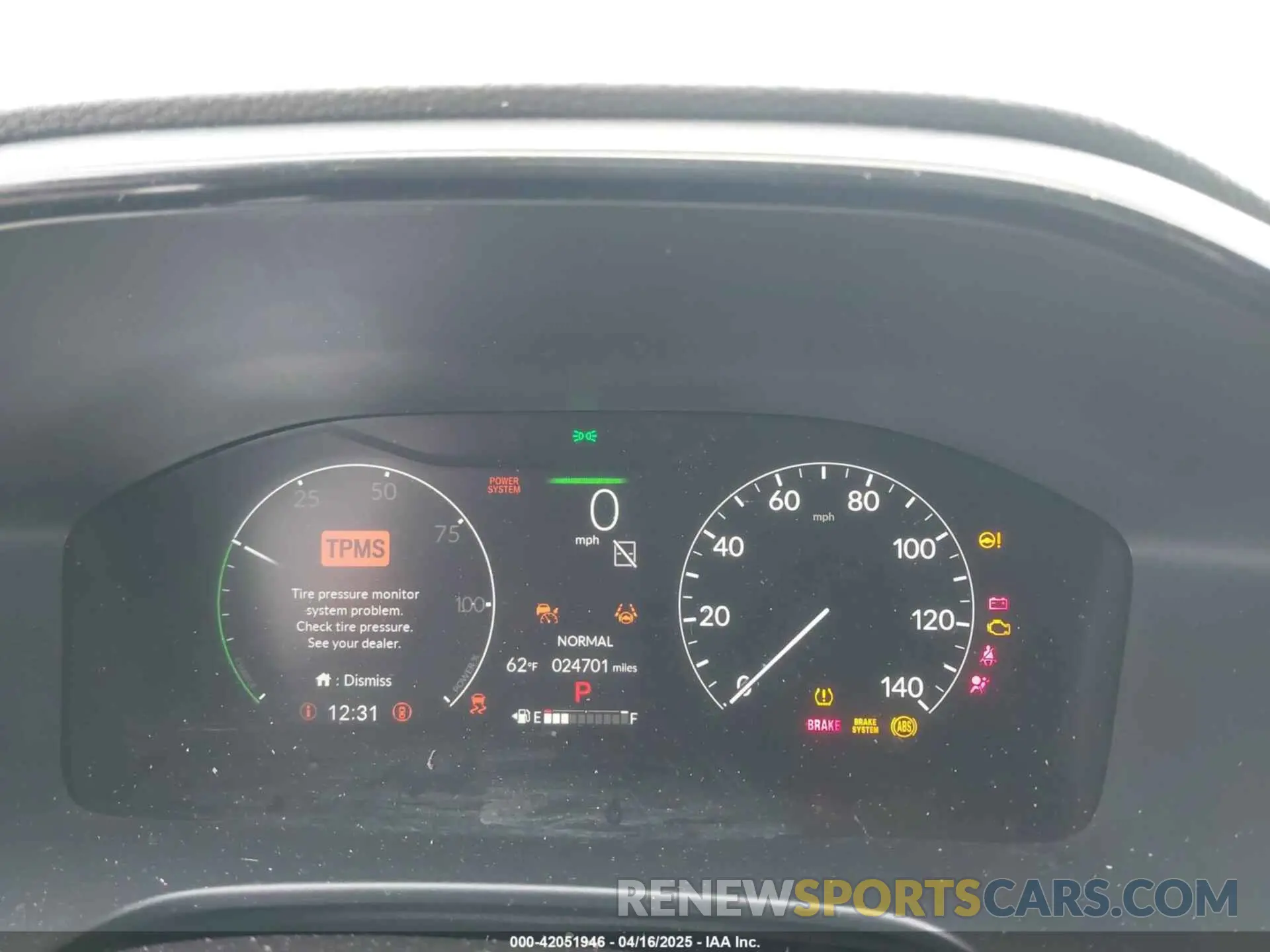 7 fotografías del automóvil dañado 2HKRS5H58PH711229 HONDA CR-V HYBRID 2023