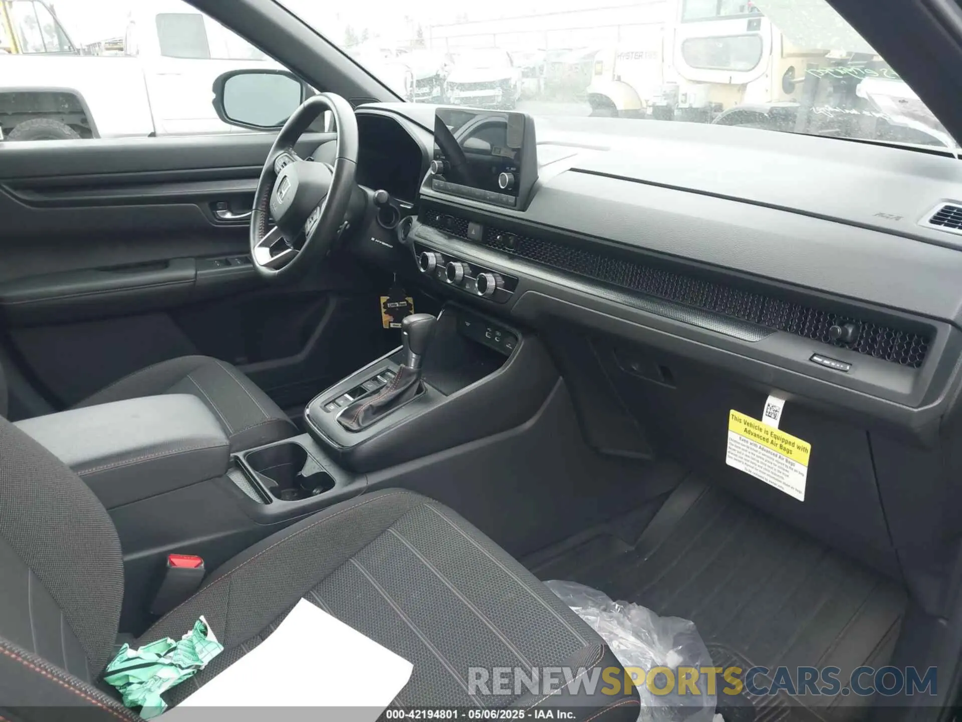 5 fotografías del automóvil dañado 2HKRS6H58PH814138 HONDA CR-V HYBRID 2023