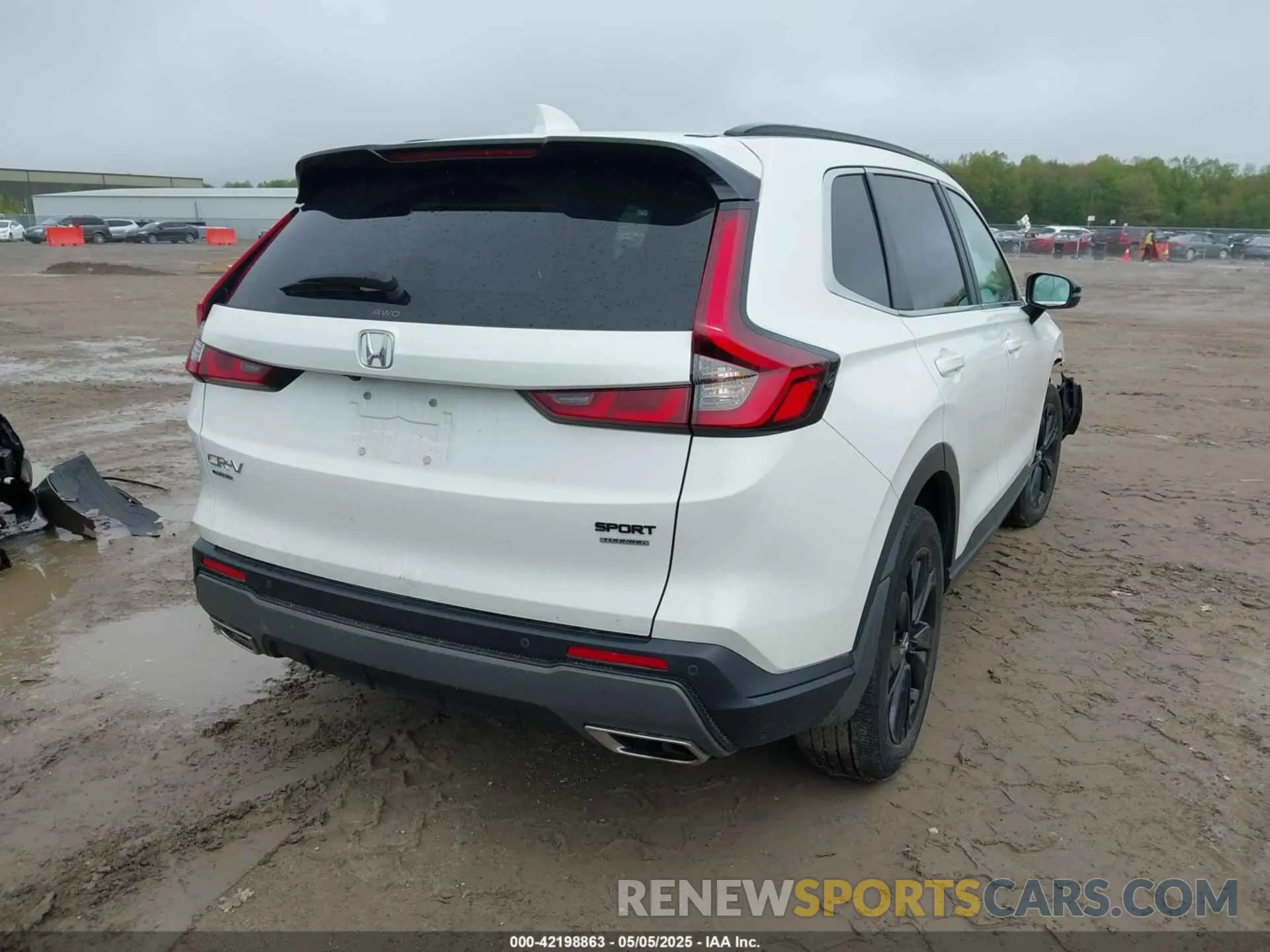 4 fotografías del automóvil dañado 2HKRS6H90PH804285 HONDA CR-V HYBRID 2023