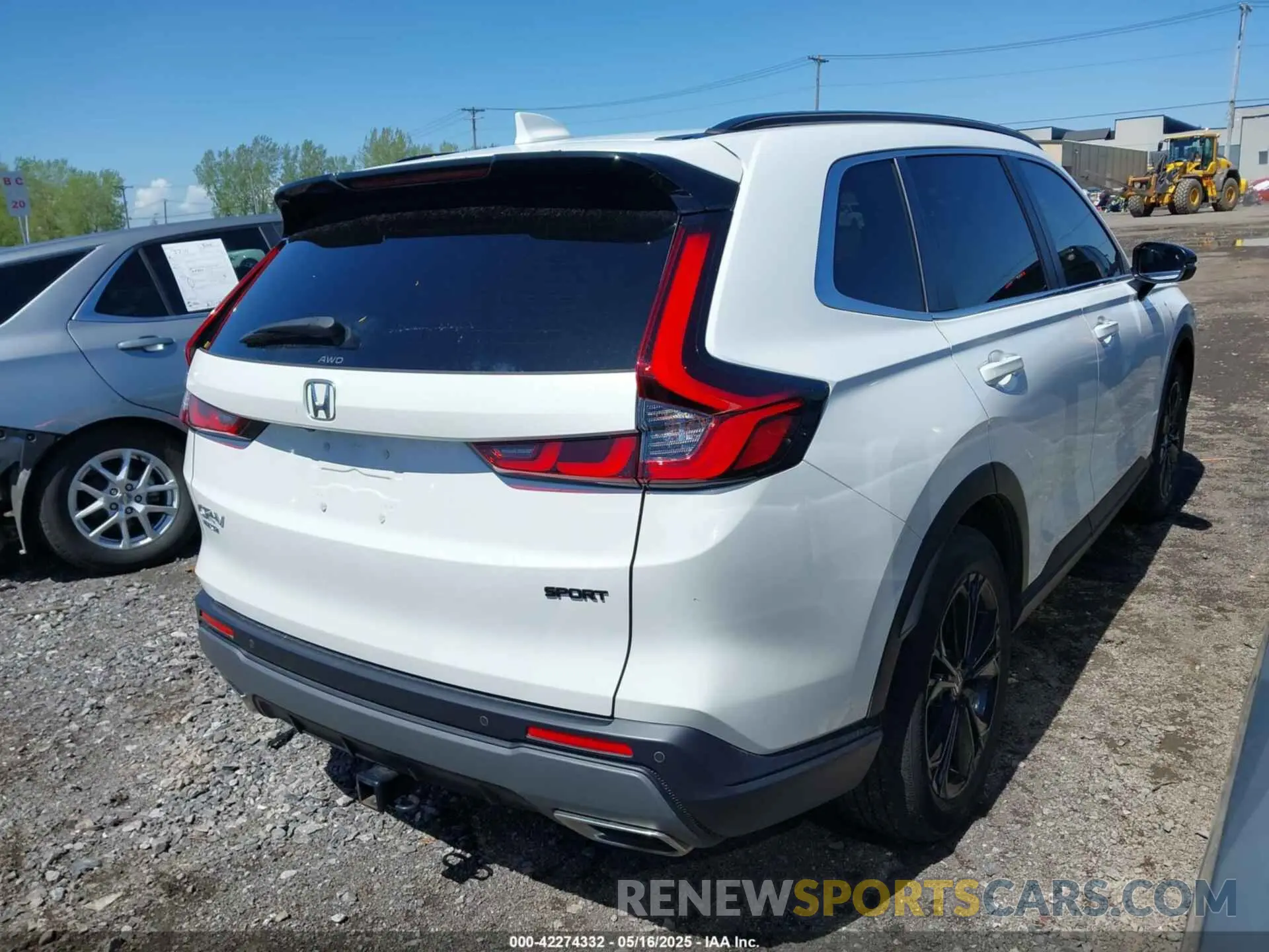 4 fotografías del automóvil dañado 2HKRS6H92PH807396 HONDA CR-V HYBRID 2023