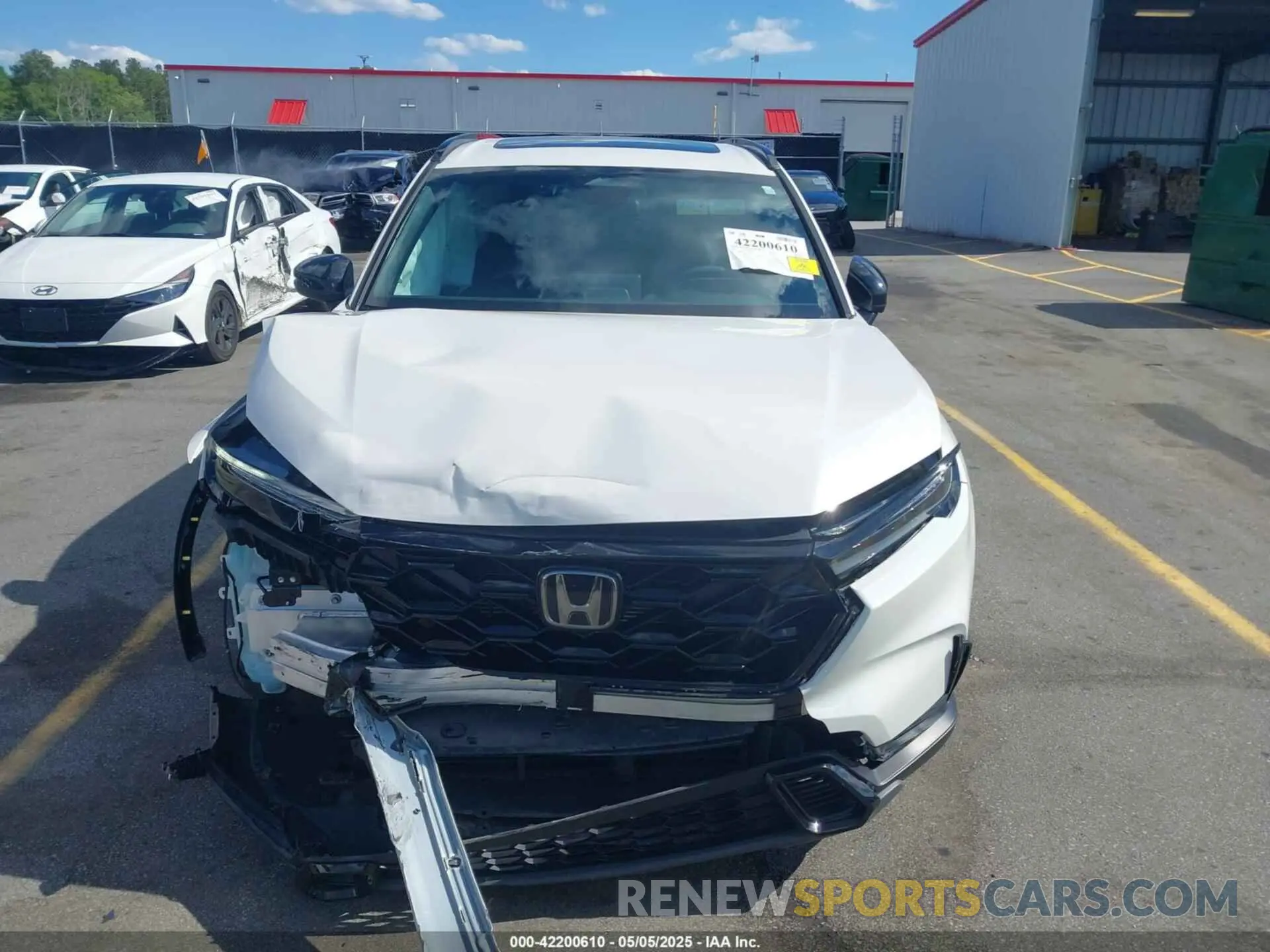12 fotografías del automóvil dañado 5J6RS5H55PL000013 HONDA CR-V HYBRID 2023