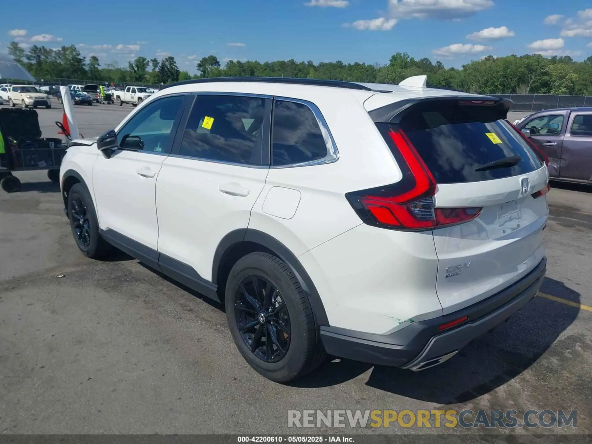 3 fotografías del automóvil dañado 5J6RS5H55PL000013 HONDA CR-V HYBRID 2023