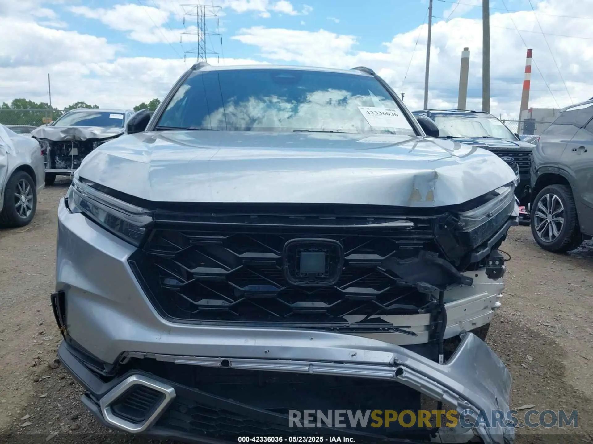 12 fotografías del automóvil dañado 7FARS6H96PE000222 HONDA CR-V HYBRID 2023