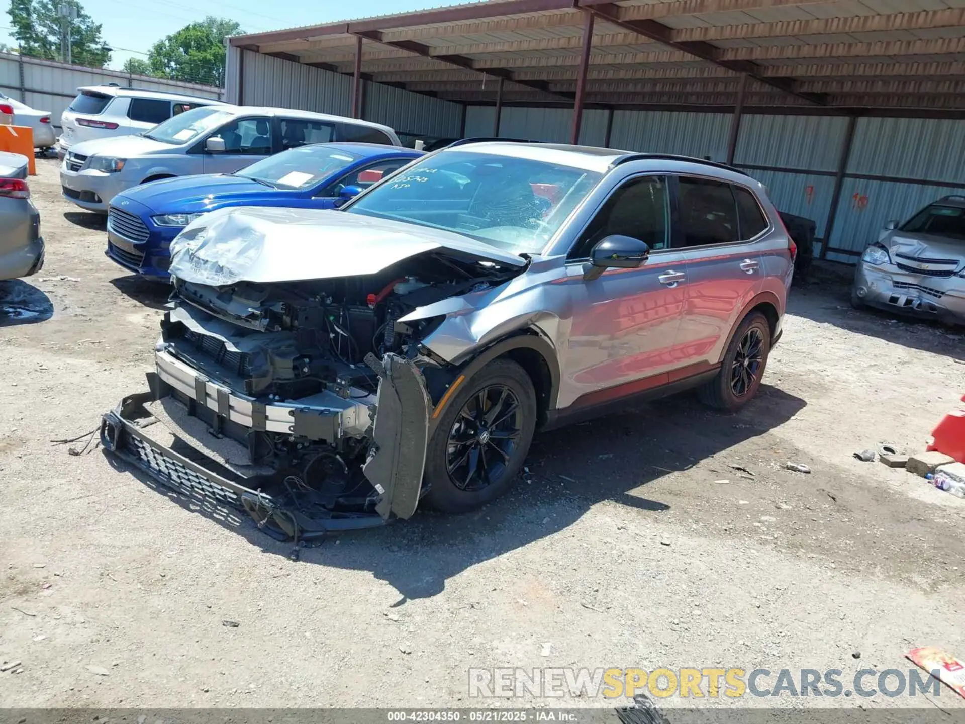 2 fotografías del automóvil dañado 5J6RS5H8XRL005849 HONDA CR-V HYBRID 2024