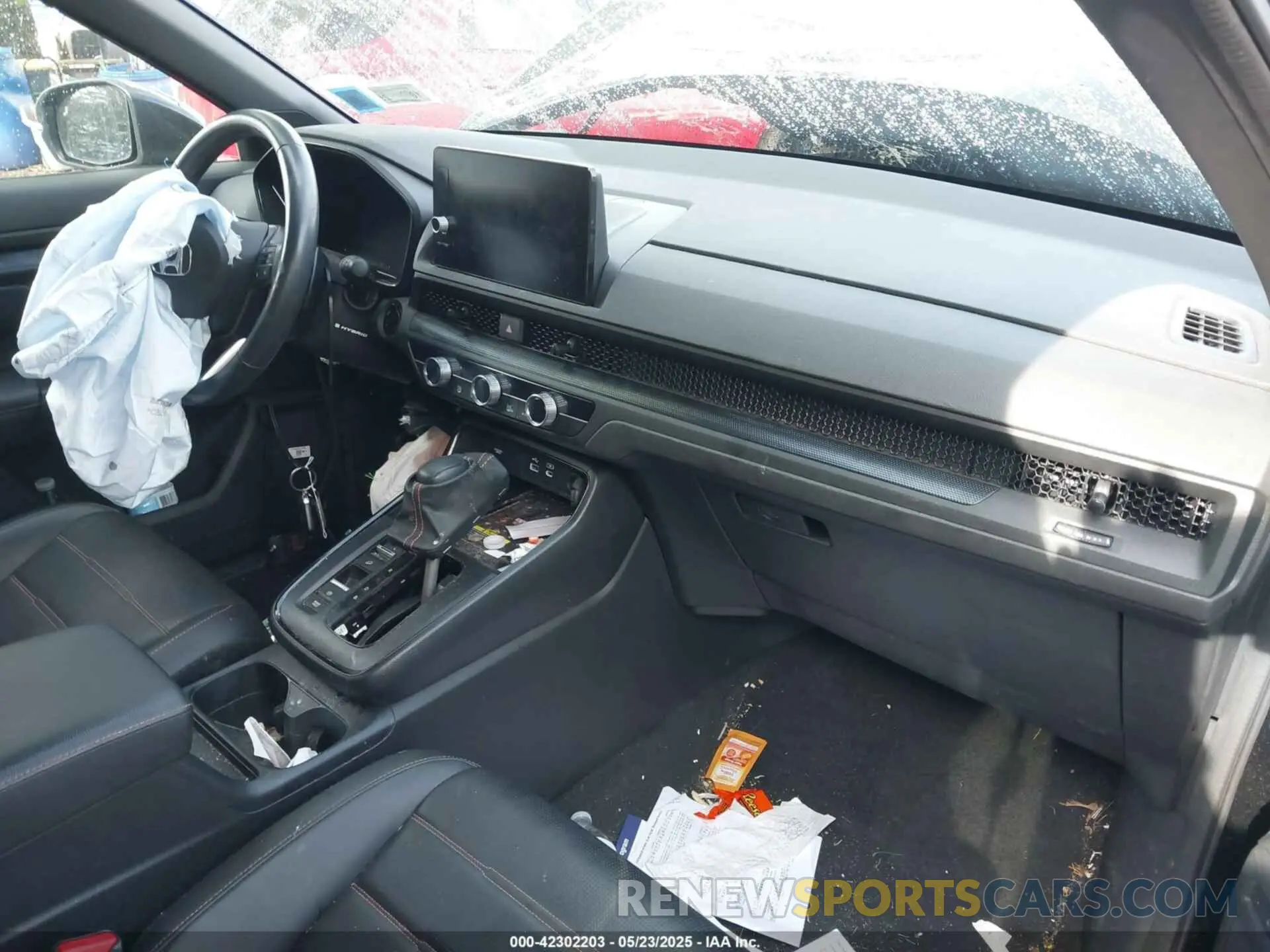 5 fotografías del automóvil dañado 5J6RS6H88RL013129 HONDA CR-V HYBRID 2024