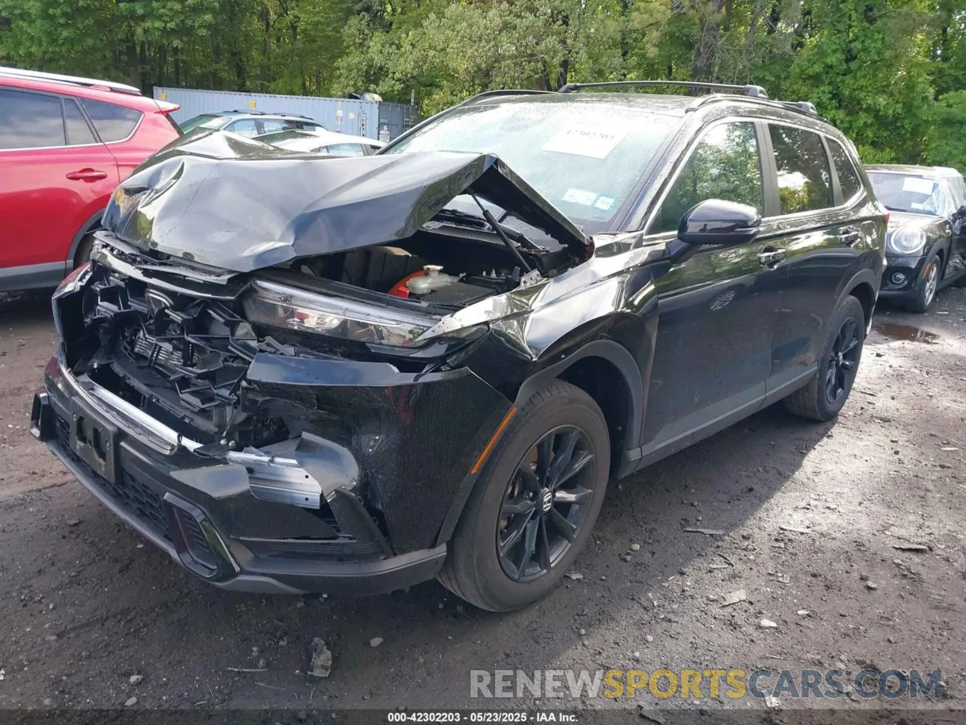 6 fotografías del automóvil dañado 5J6RS6H88RL013129 HONDA CR-V HYBRID 2024