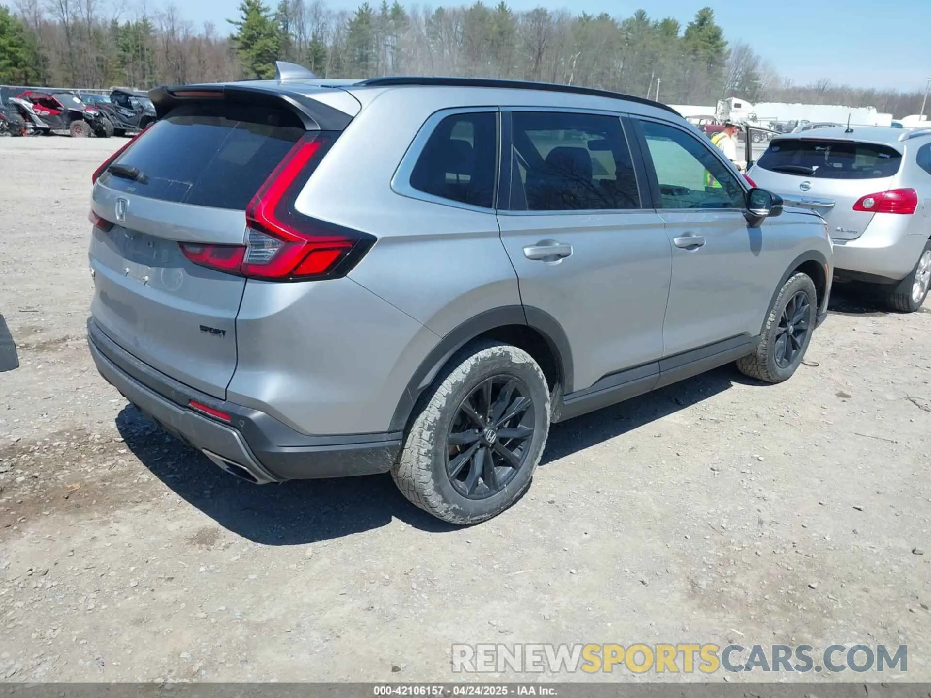 4 fotografías del automóvil dañado 5J6RS6H8XRL010278 HONDA CR-V HYBRID 2024
