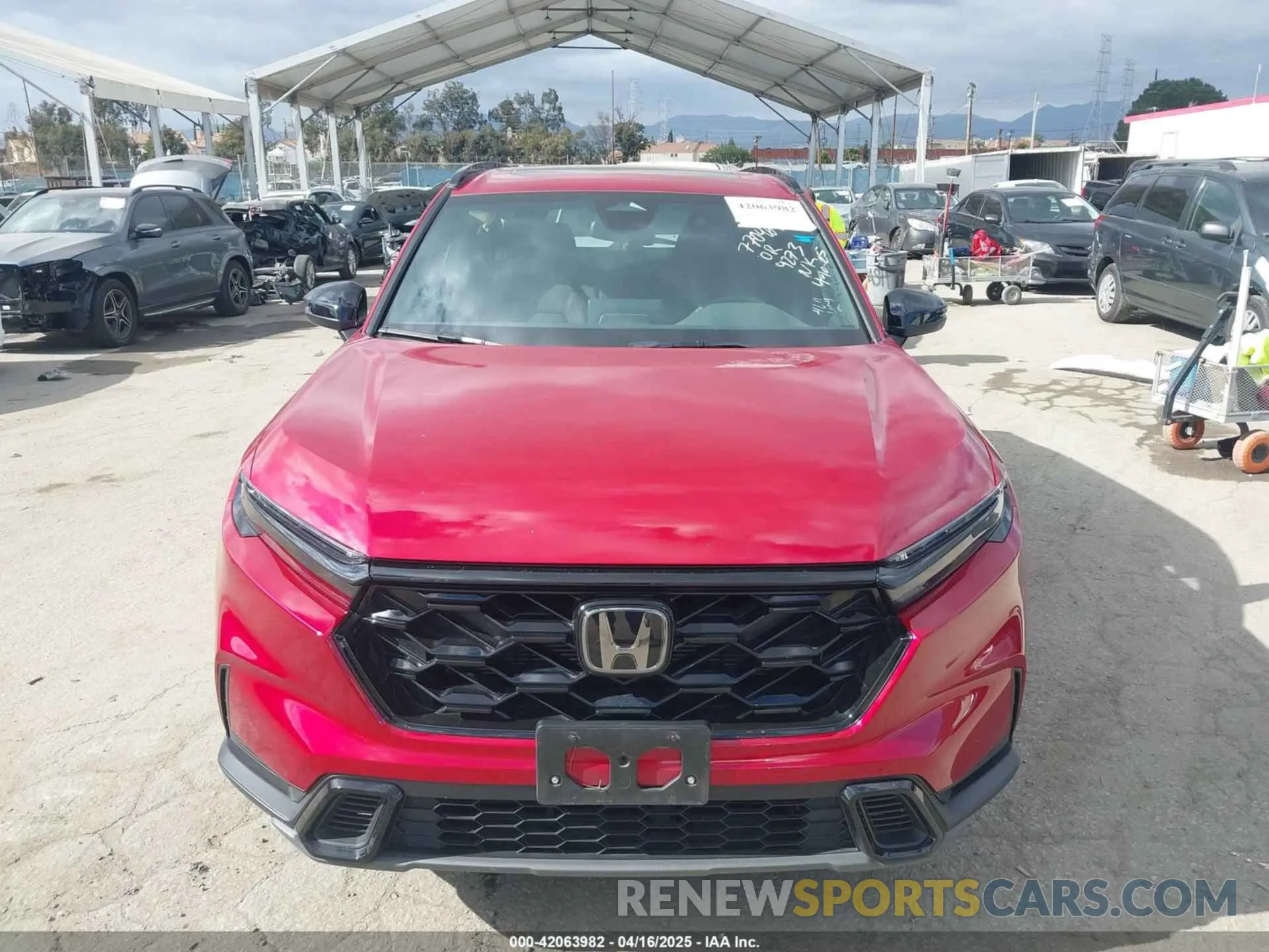 11 fotografías del automóvil dañado 7FARS5H50RE035932 HONDA CR-V HYBRID 2024