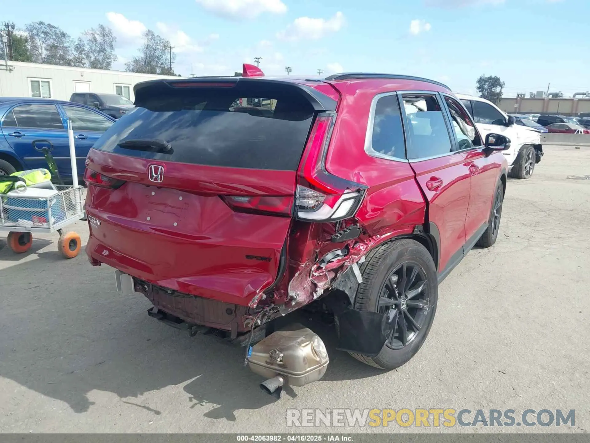4 fotografías del automóvil dañado 7FARS5H50RE035932 HONDA CR-V HYBRID 2024