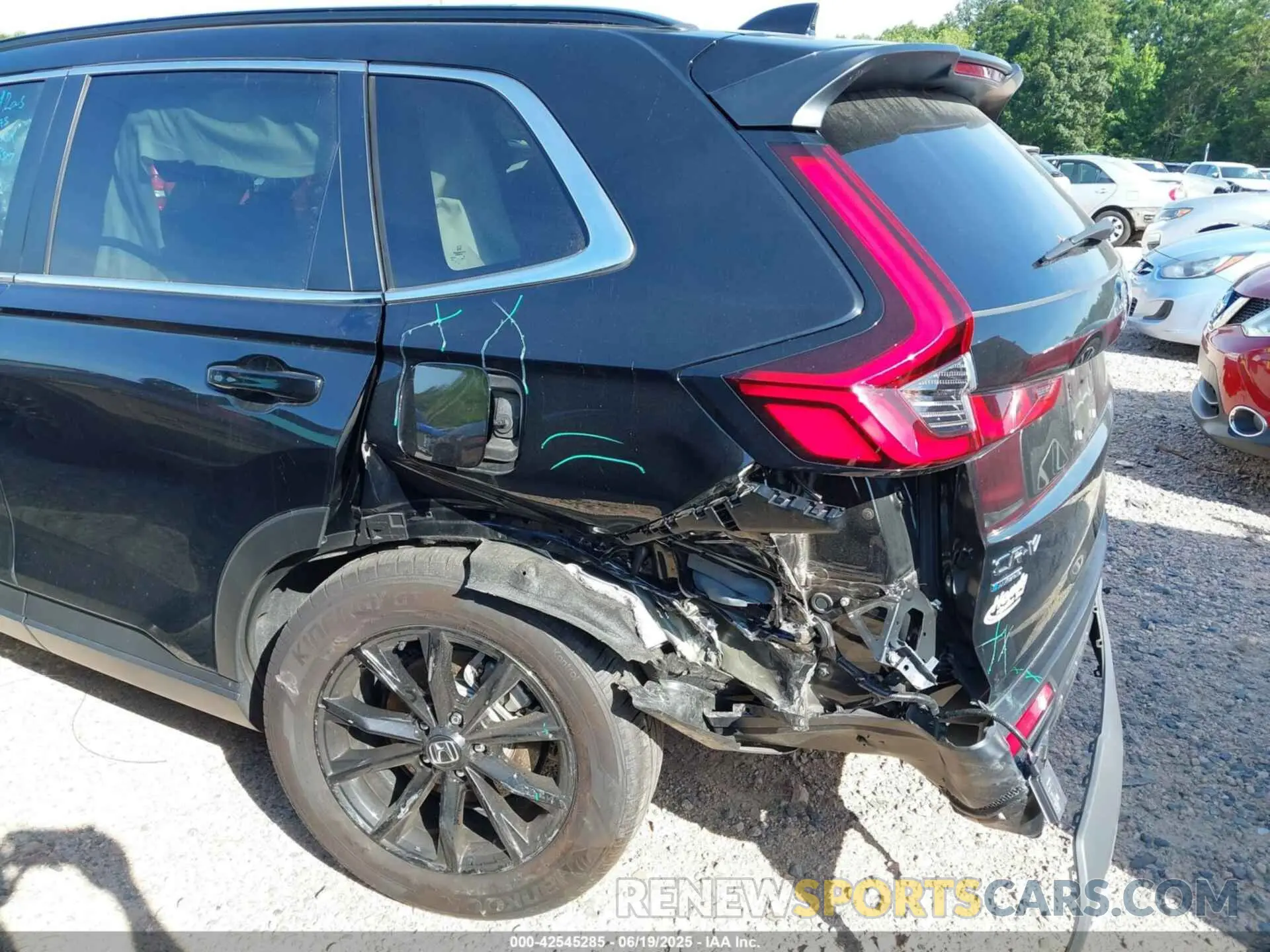 6 fotografías del automóvil dañado 7FARS5H51RE037401 HONDA CR-V HYBRID 2024