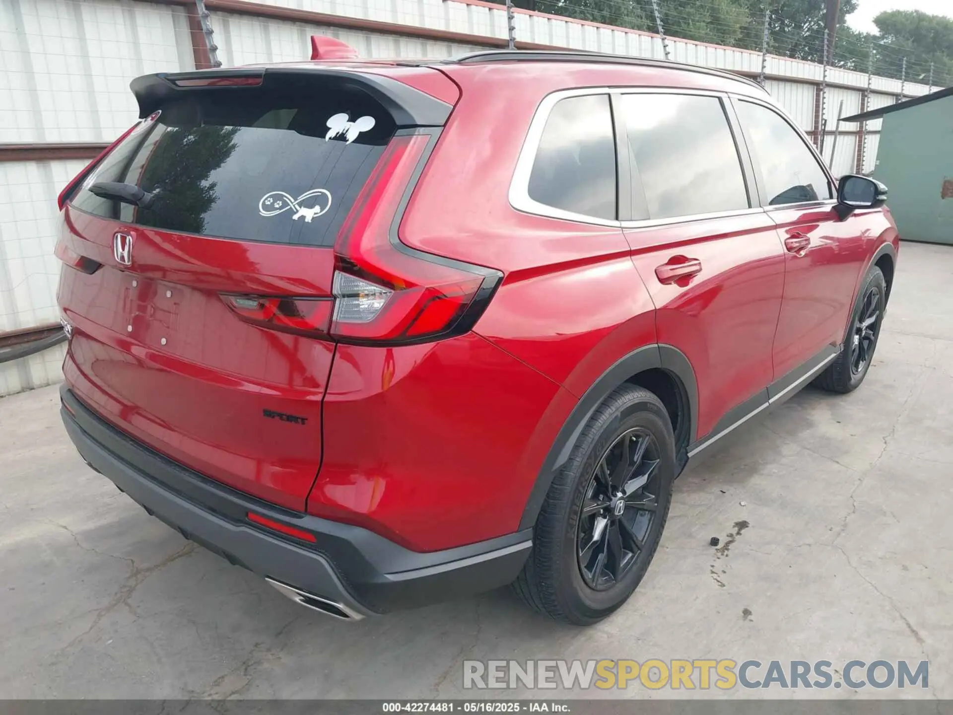 4 fotografías del automóvil dañado 7FARS5H53RE024293 HONDA CR-V HYBRID 2024