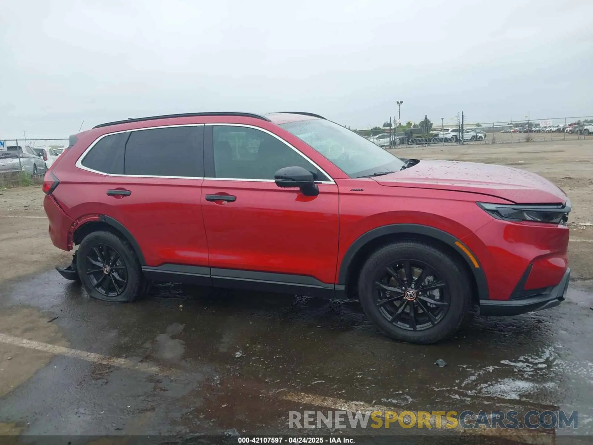 14 fotografías del automóvil dañado 7FARS5H58RE026119 HONDA CR-V HYBRID 2024