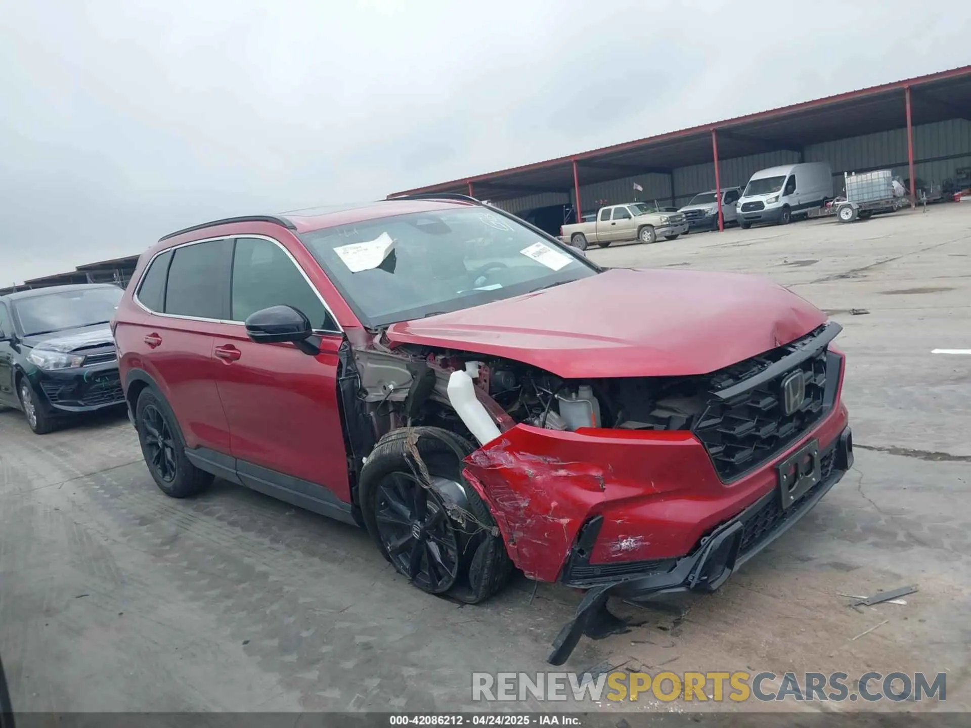 14 fotografías del automóvil dañado 7FARS5H87RE004963 HONDA CR-V HYBRID 2024