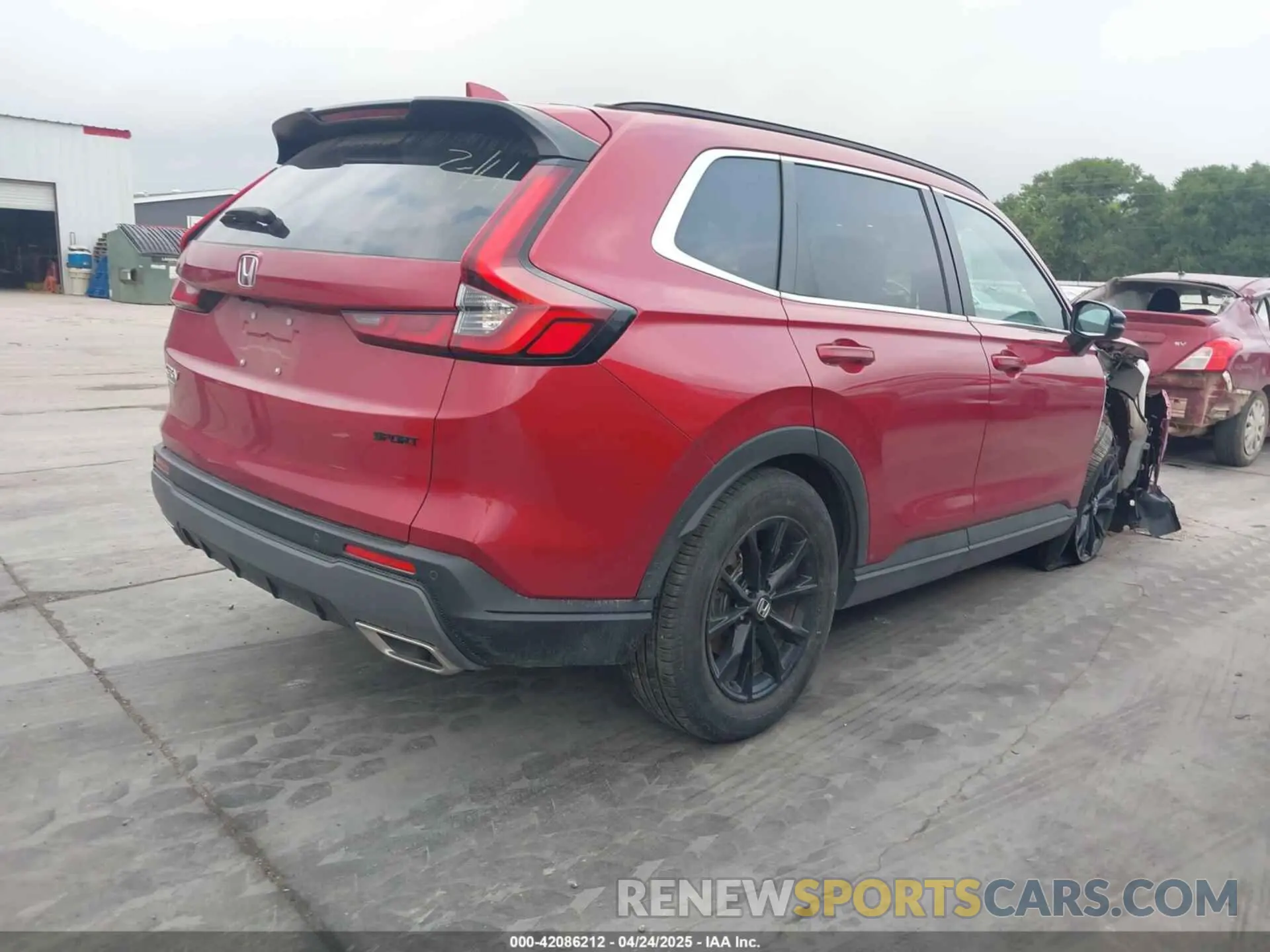 4 fotografías del automóvil dañado 7FARS5H87RE004963 HONDA CR-V HYBRID 2024