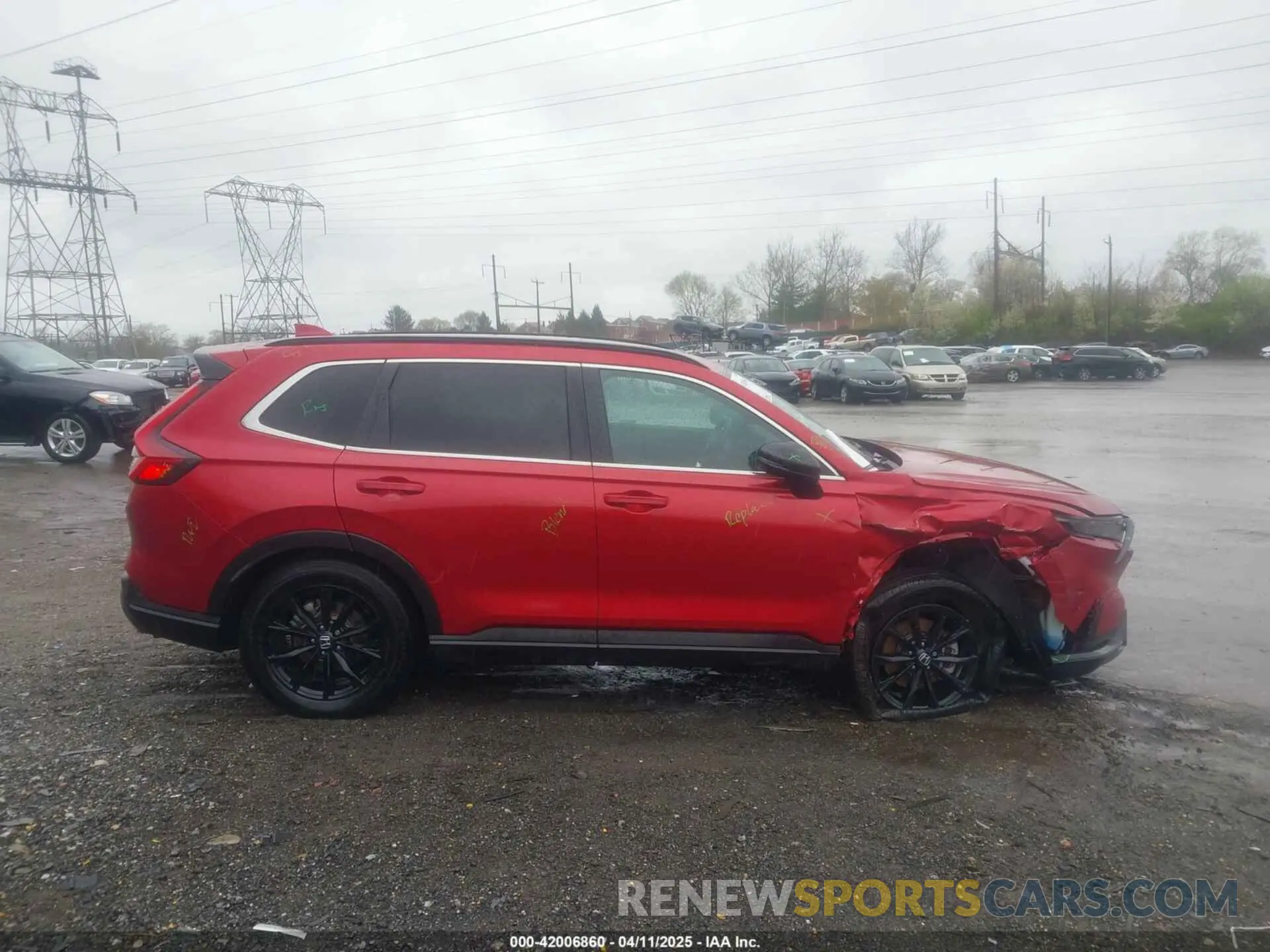 13 fotografías del automóvil dañado 7FARS6H52RE021682 HONDA CR-V HYBRID 2024
