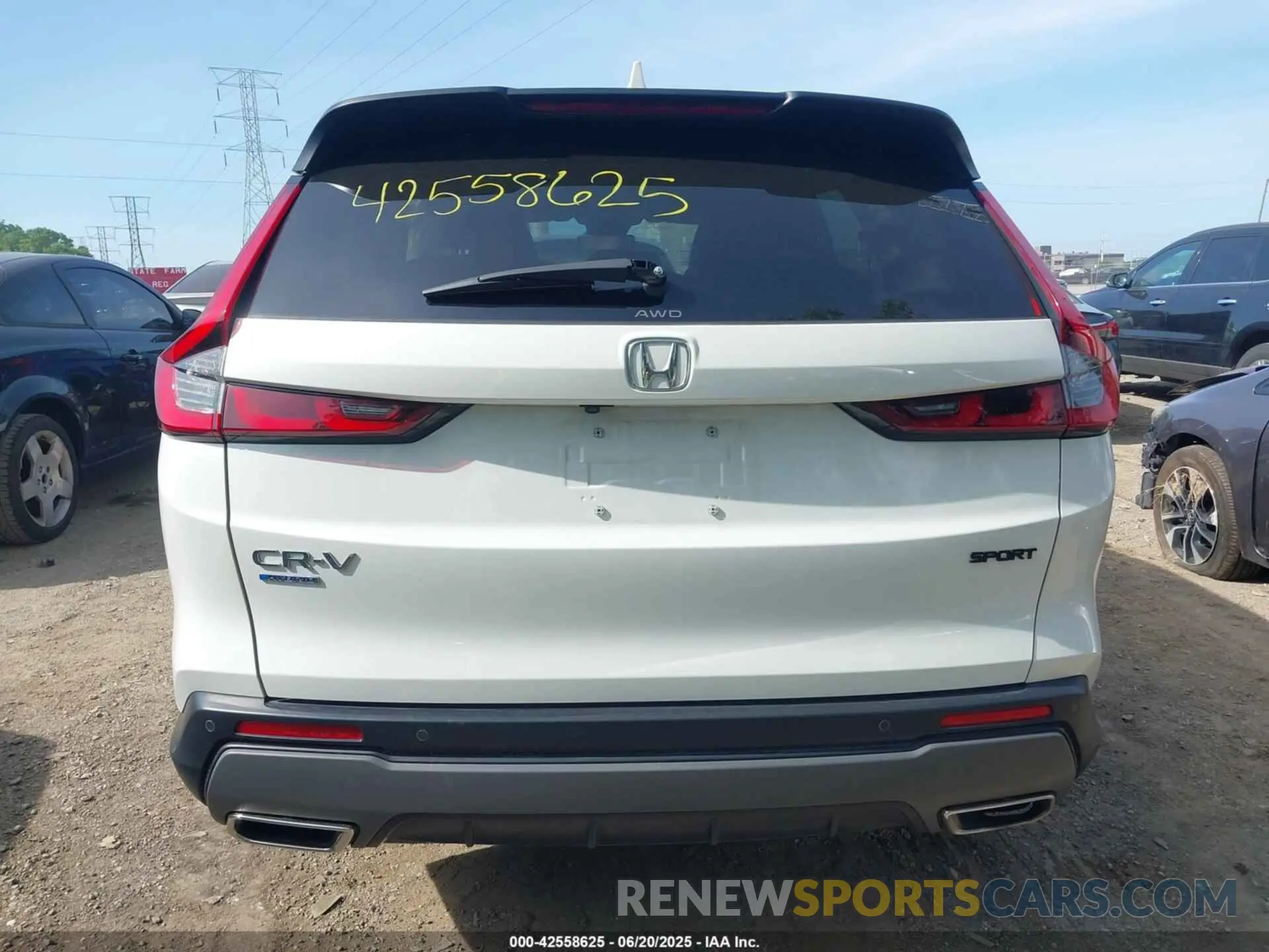 16 fotografías del automóvil dañado 7FARS6H83RE056497 HONDA CR-V HYBRID 2024