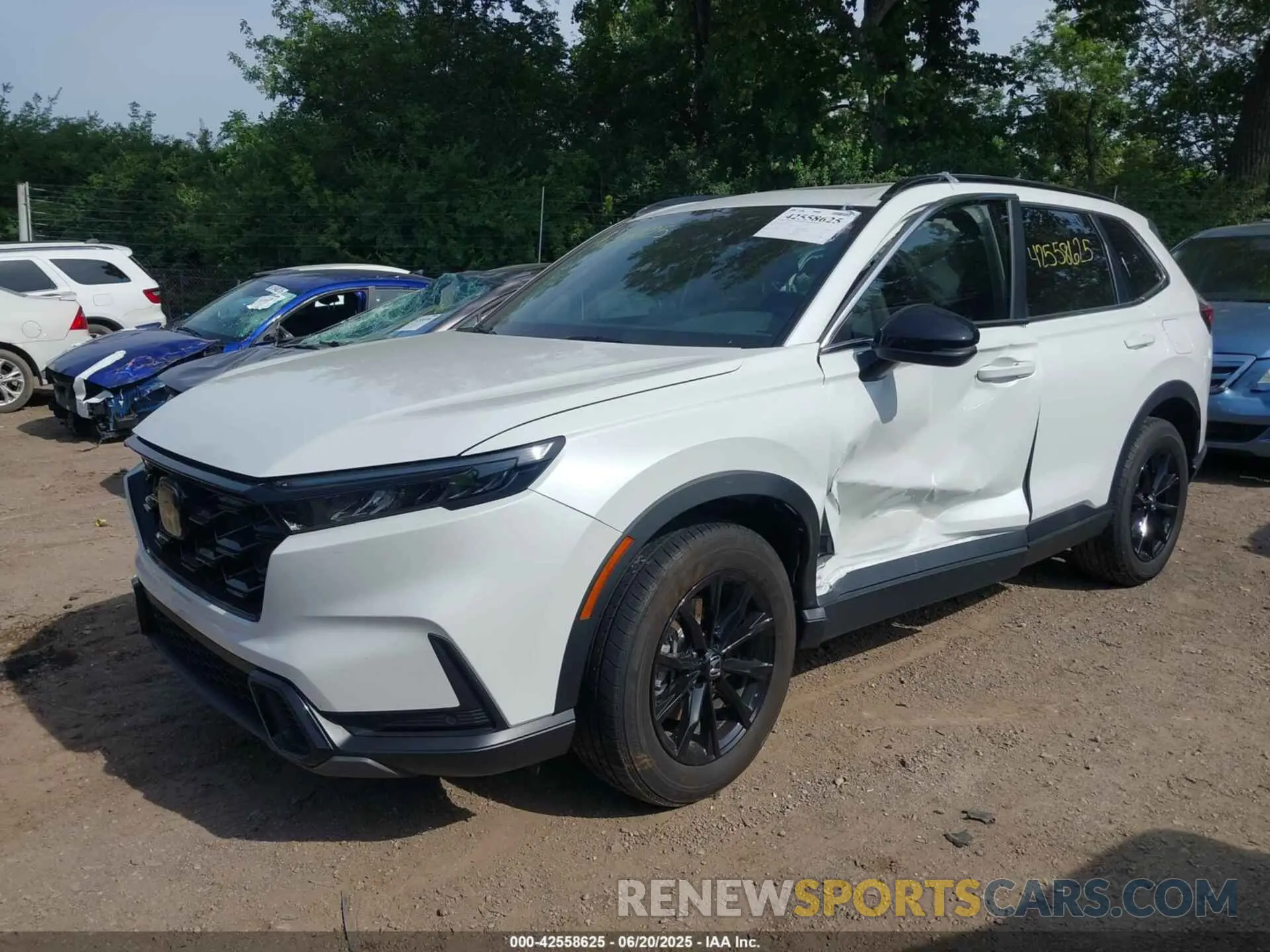 6 fotografías del automóvil dañado 7FARS6H83RE056497 HONDA CR-V HYBRID 2024