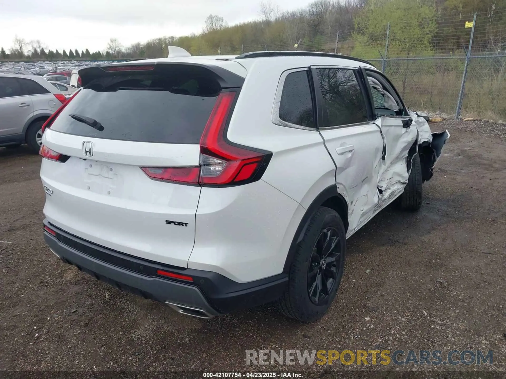 4 fotografías del automóvil dañado 7FARS6H84RE051020 HONDA CR-V HYBRID 2024