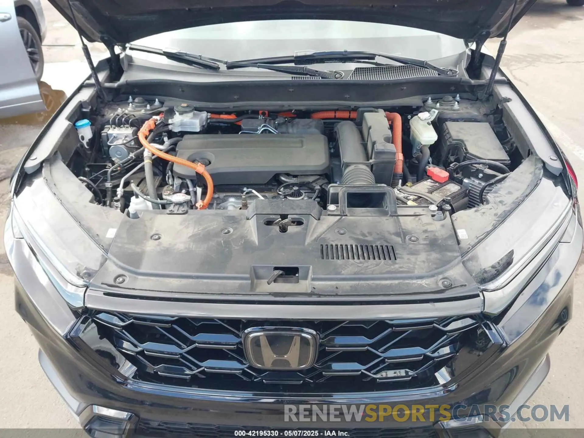 10 fotografías del automóvil dañado 7FARS6H87RE001017 HONDA CR-V HYBRID 2024