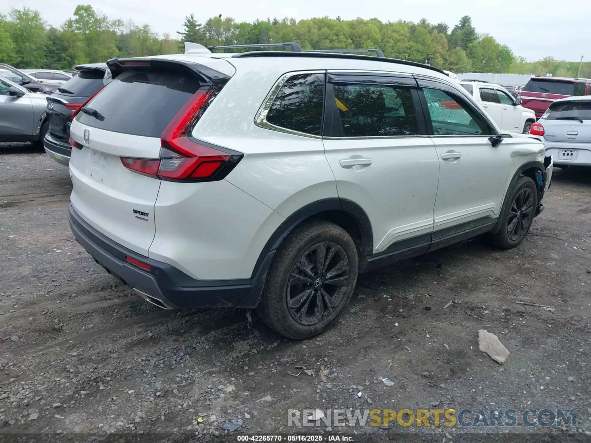 4 fotografías del automóvil dañado 7FARS6H93RE014727 HONDA CR-V HYBRID 2024