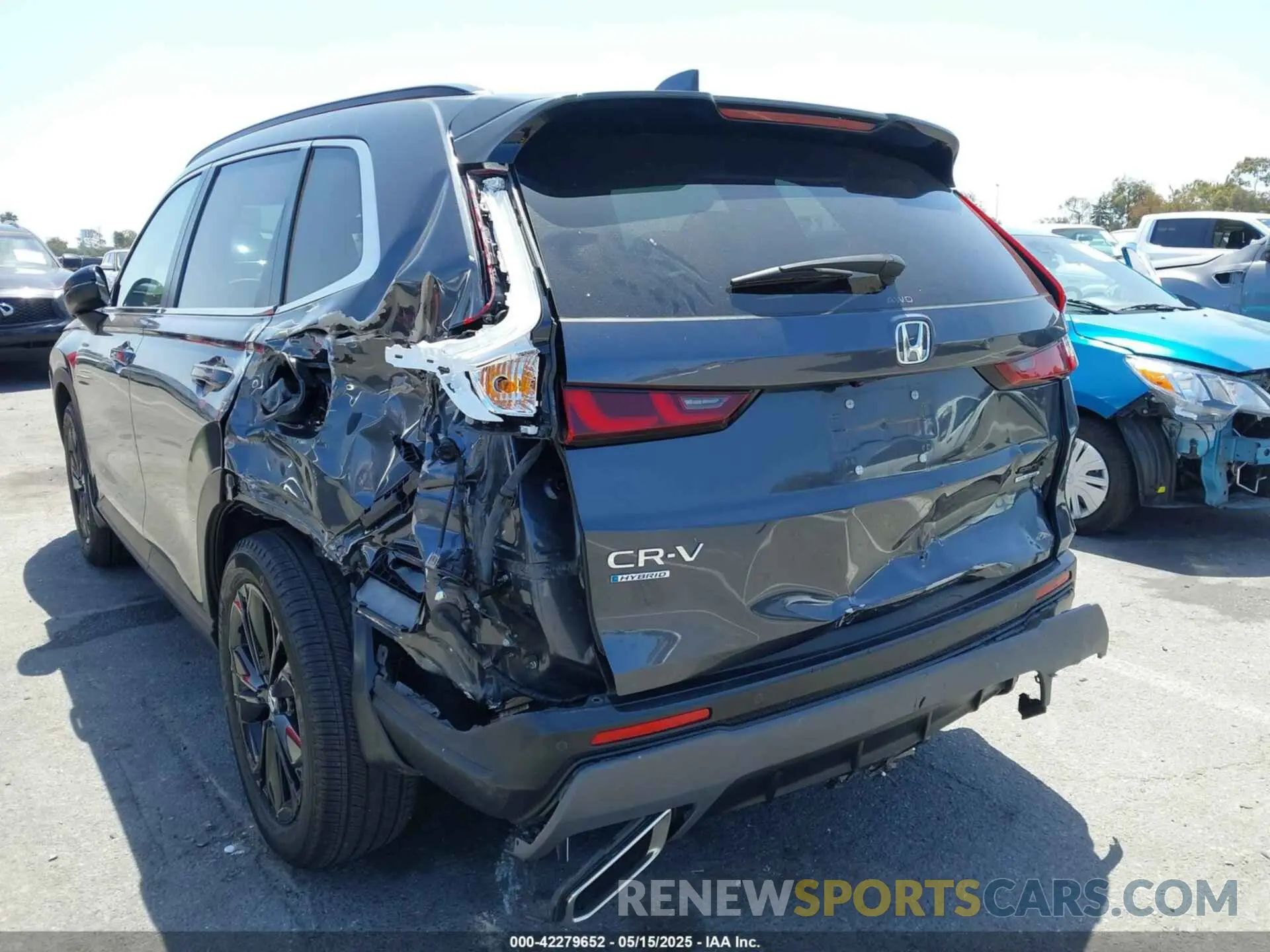 17 fotografías del automóvil dañado 7FARS6H94RE066125 HONDA CR-V HYBRID 2024