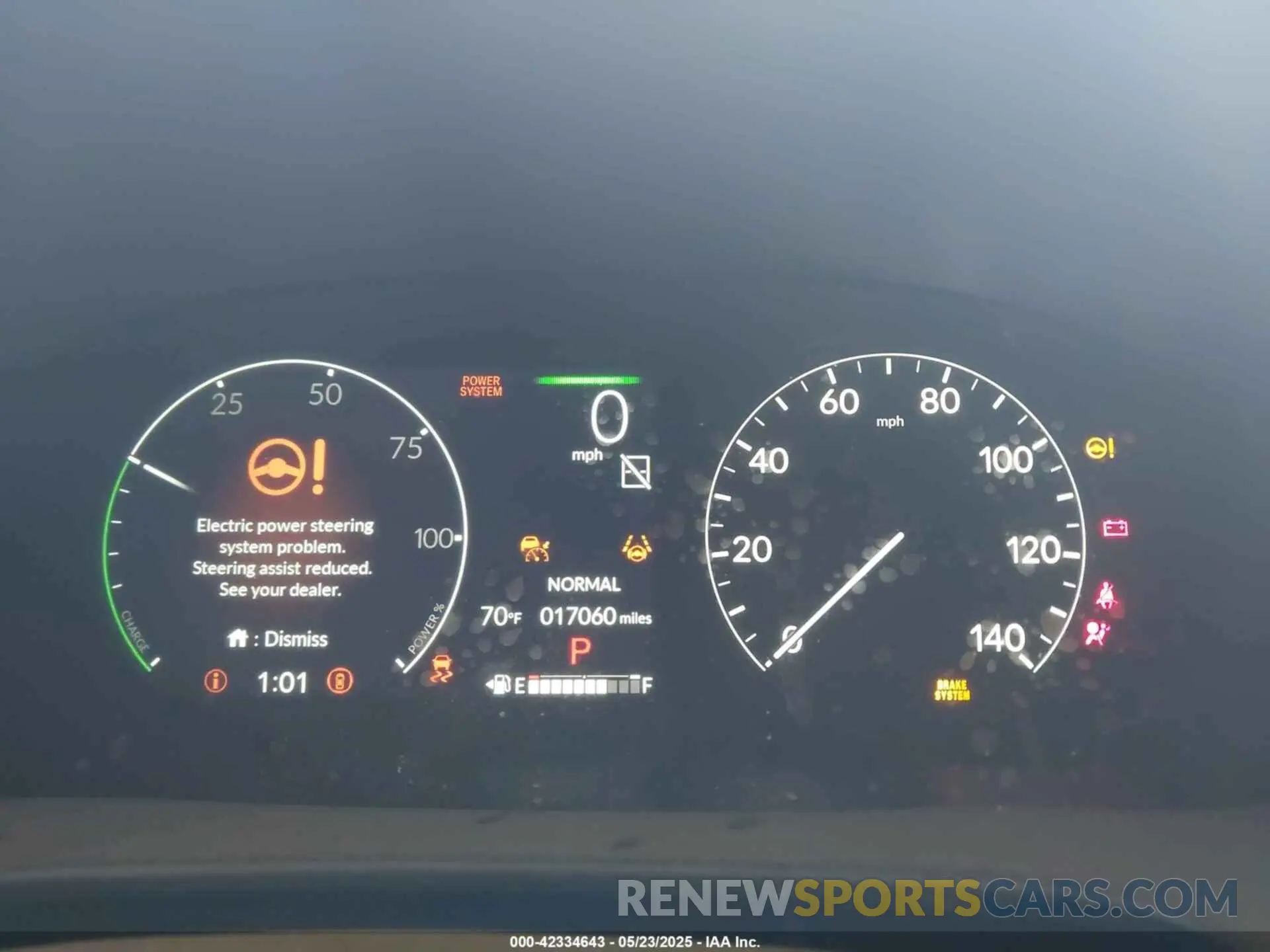 7 fotografías del automóvil dañado 2HKRS6H80SH808398 HONDA CR-V HYBRID 2025