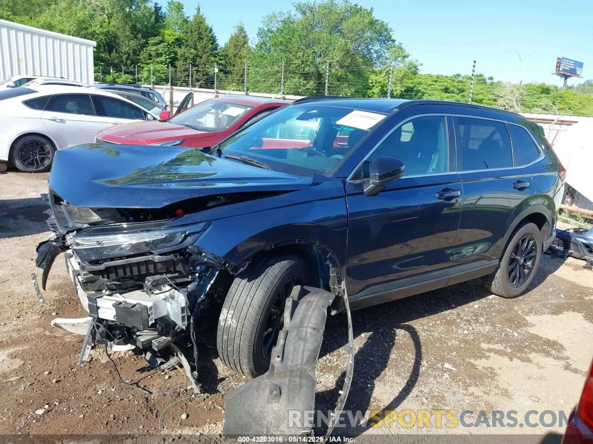 15 fotografías del automóvil dañado 2HKRS6H83SH805494 HONDA CR-V HYBRID 2025