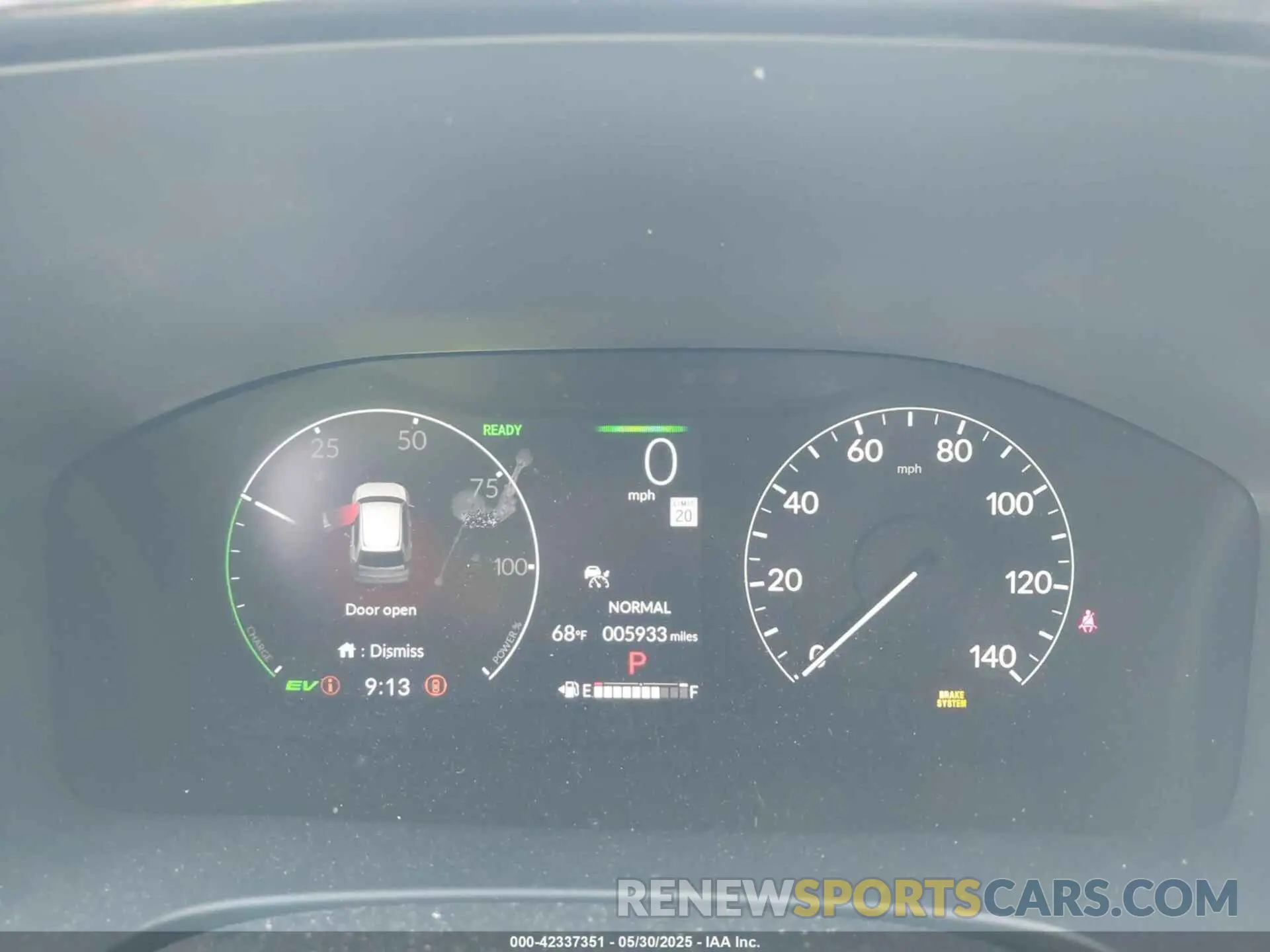 7 fotografías del automóvil dañado 2HKRS6H87SH808012 HONDA CR-V HYBRID 2025