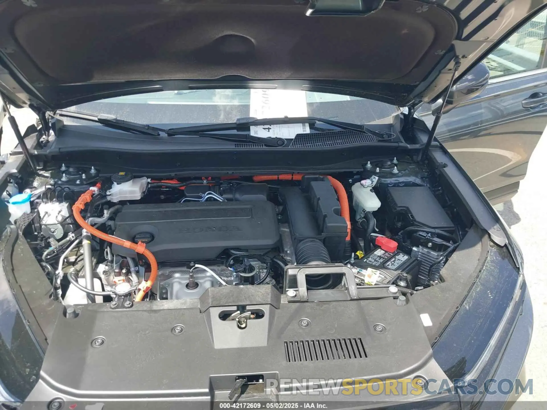 10 fotografías del automóvil dañado 5J6RS5H82SL009335 HONDA CR-V HYBRID 2025